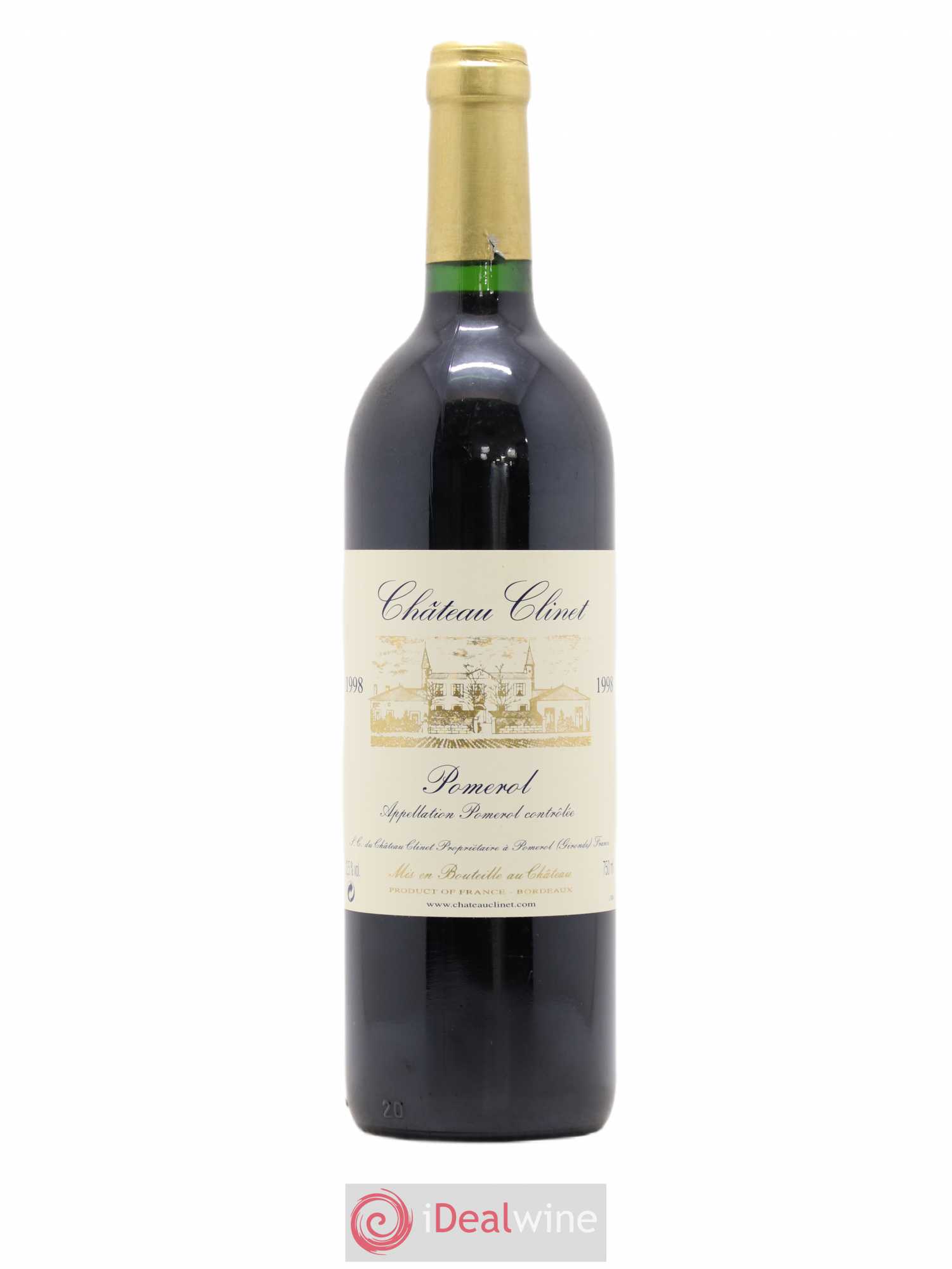 Château Clinet 1998 - Lot de 1 bouteille - 0