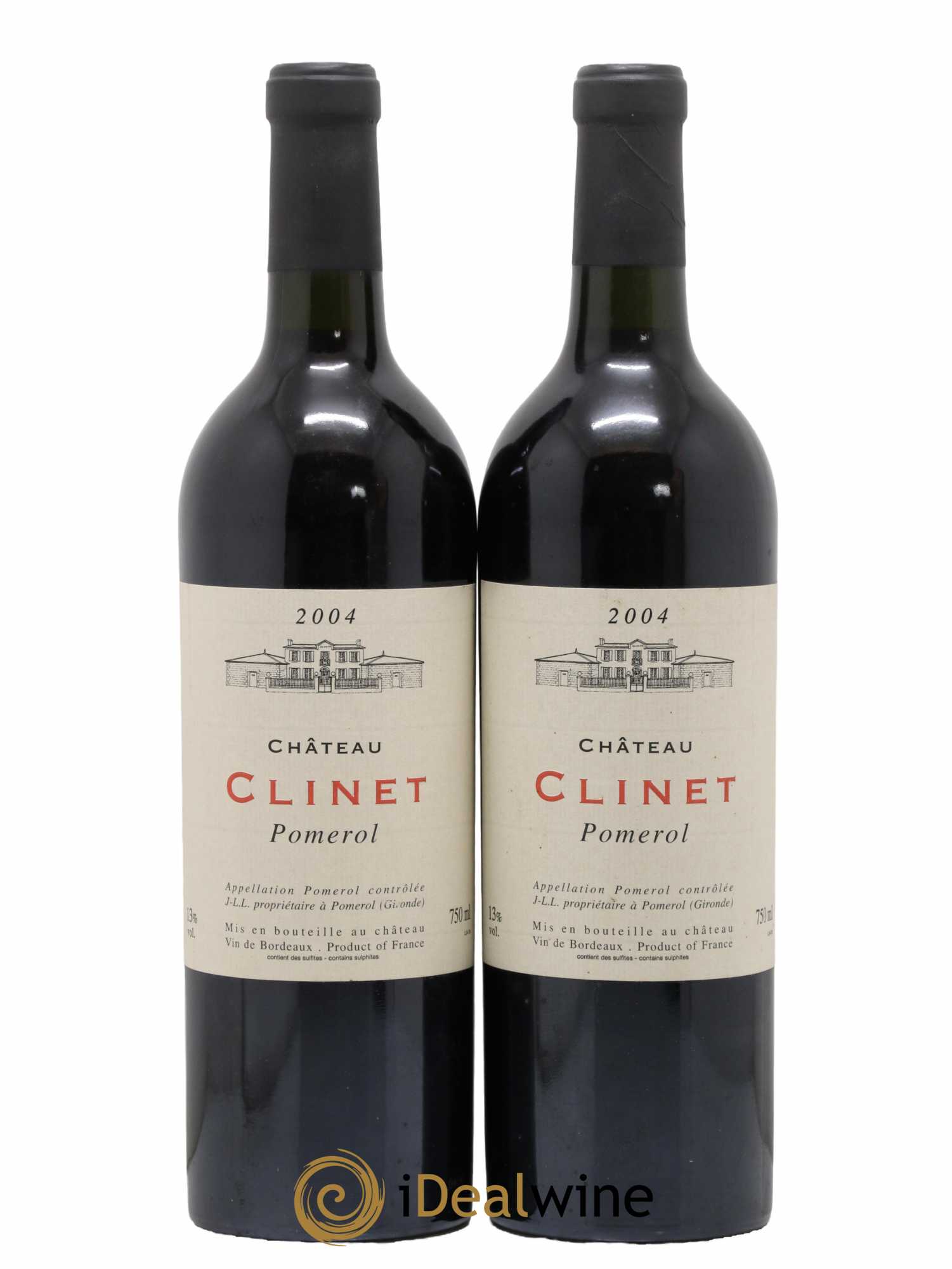 Château Clinet 2004 - Lot de 2 bouteilles - 0