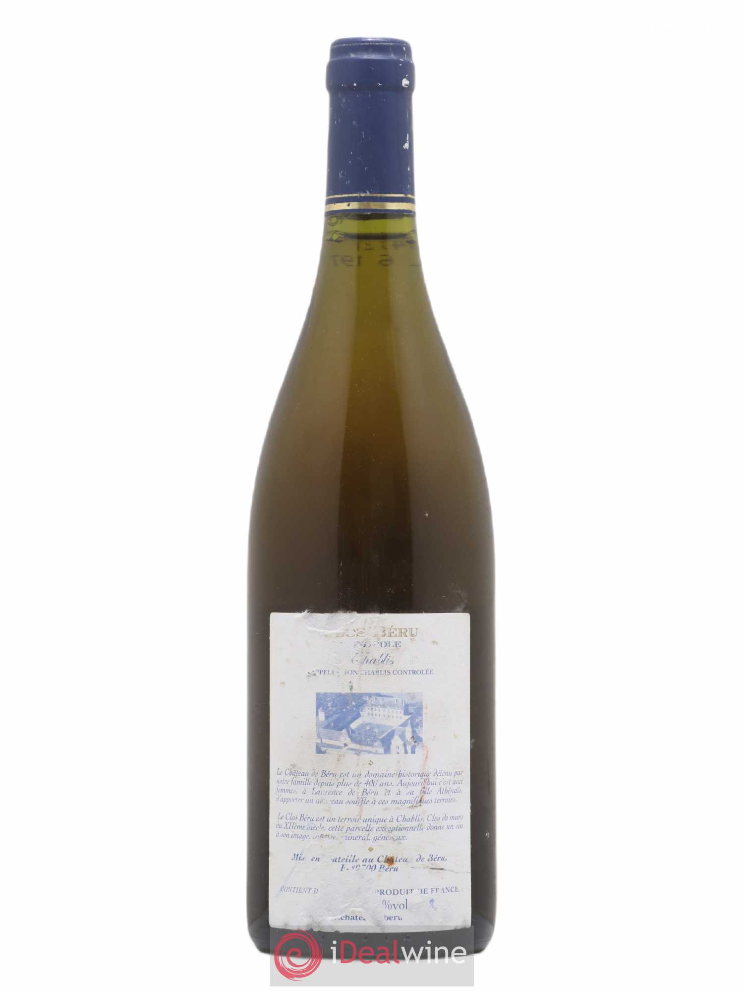 Chablis Grand Cru Clos Beru Château de Beru 2005 - Posten von 1 Flasche - 1