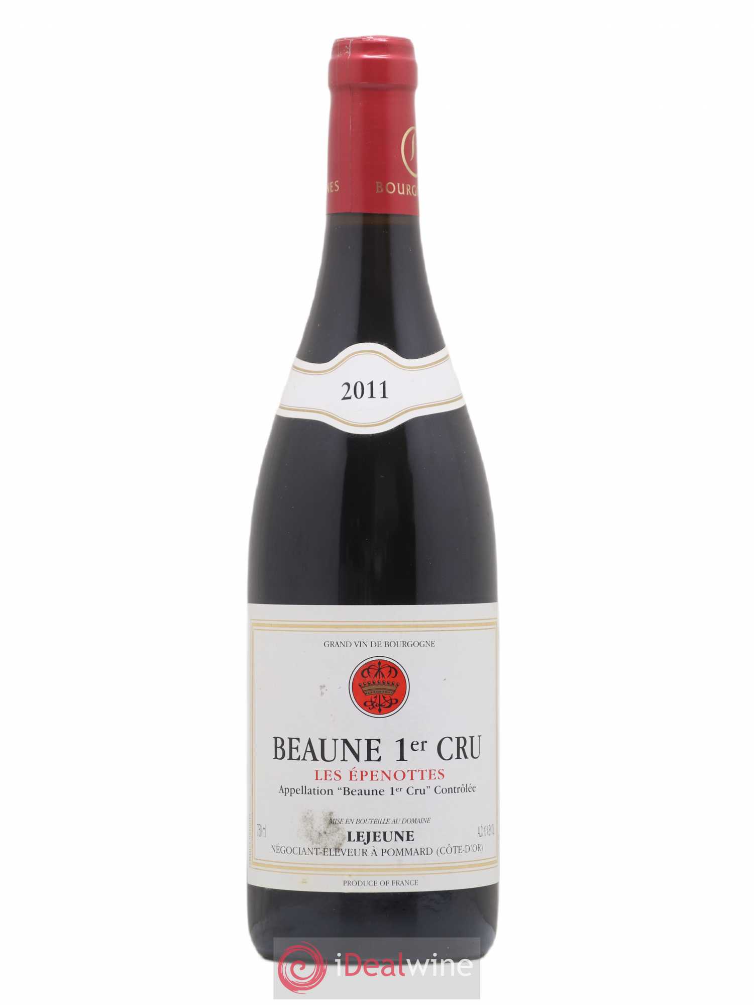 Beaune 1er Cru Les Epenottes Domaine Lejeune 2011 - Posten von 1 Flasche - 0