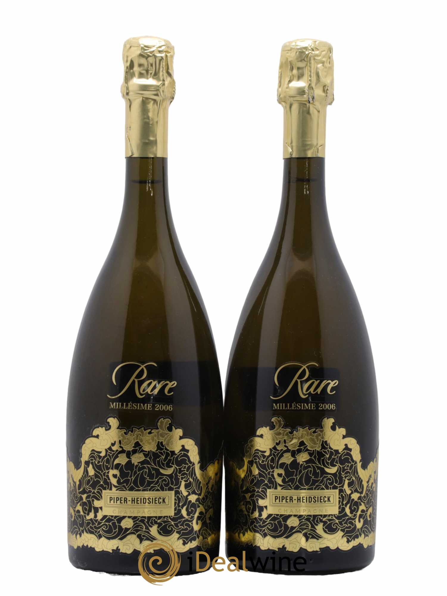 Rare Piper Heidsieck 2006 - Lot de 2 bouteilles - 0
