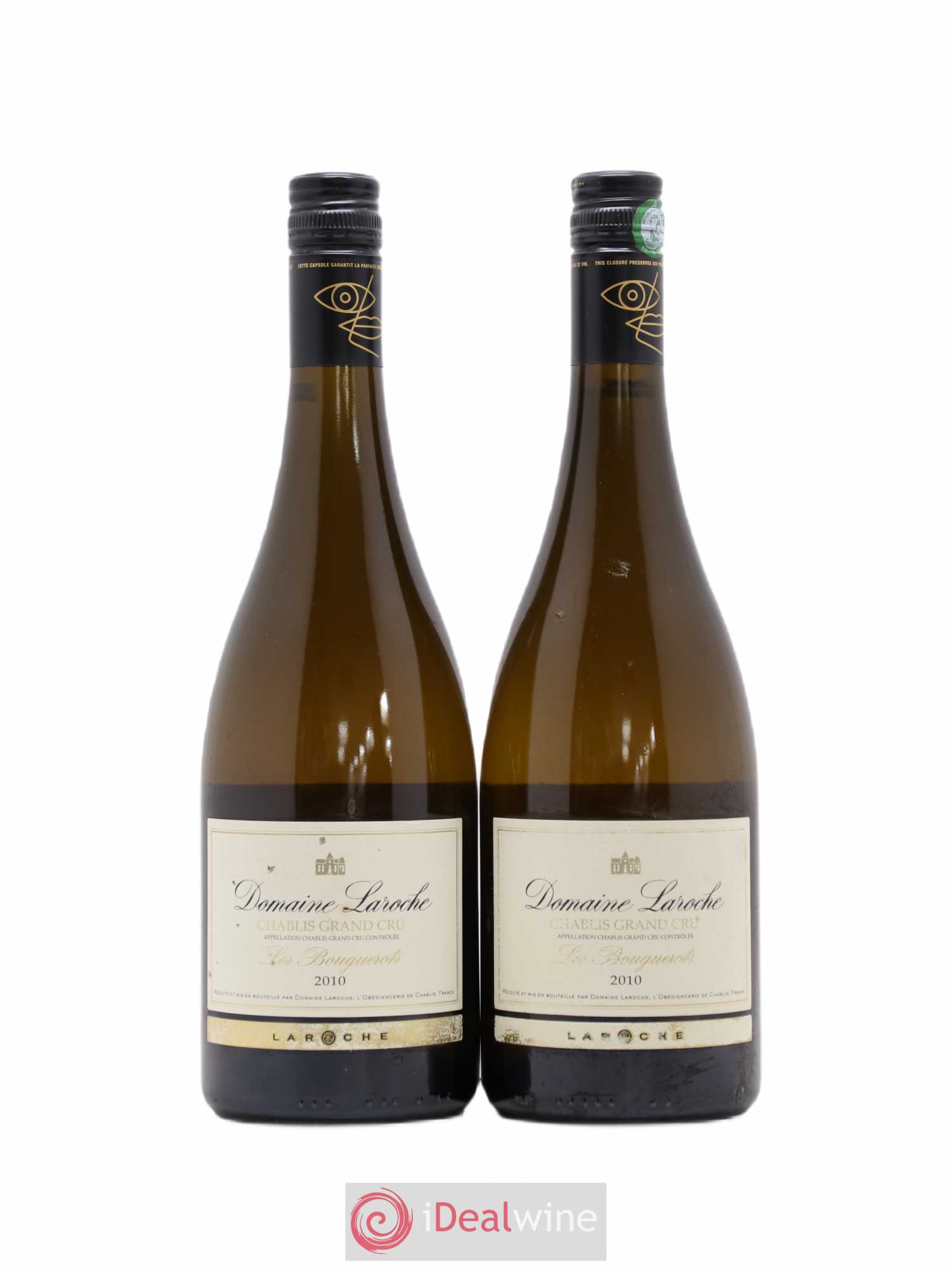 Chablis Grand Cru Les Bouguerots domaine Laroche 2010 - Posten von 2 Flaschen - 0