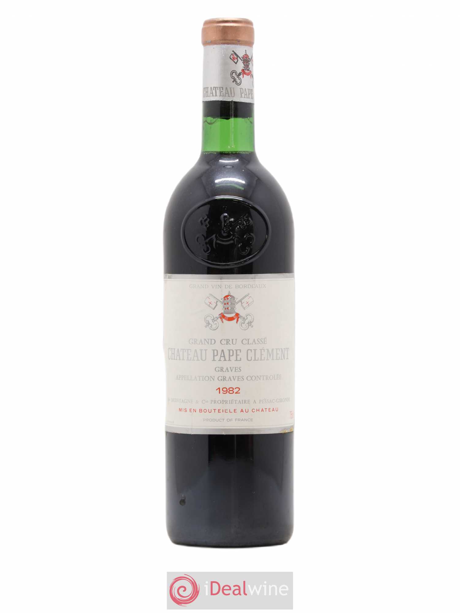 Château Pape Clément Cru Classé de Graves 1982 - Lot de 1 bouteille - 0