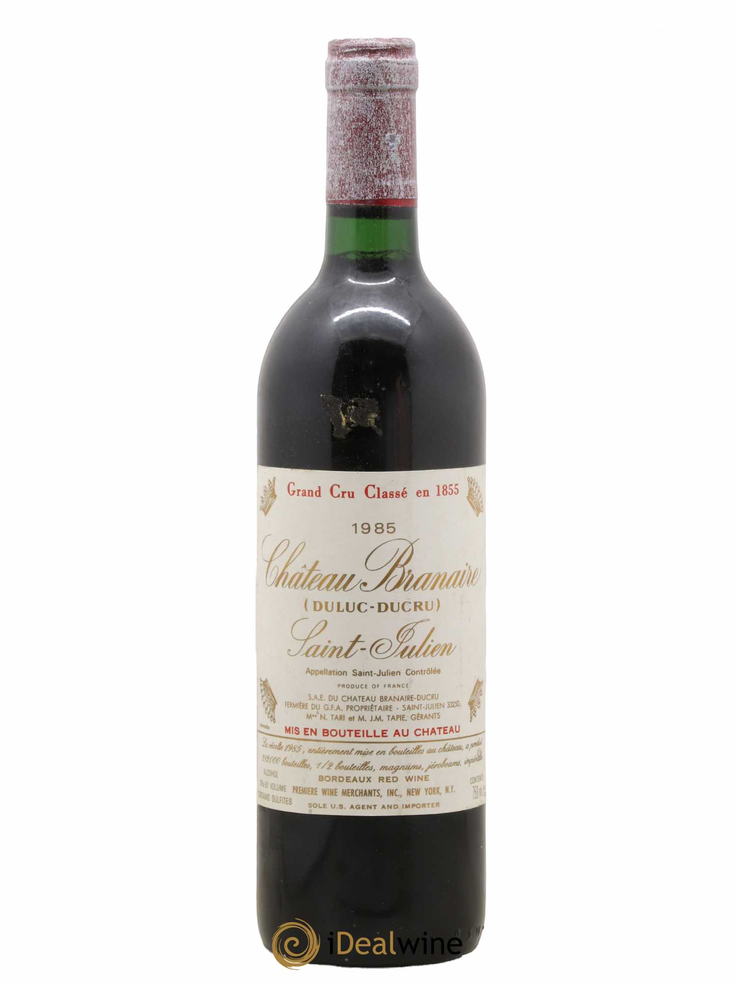 Château Branaire Ducru 4ème Grand Cru Classé 1985 - Lot de 1 bouteille - 0