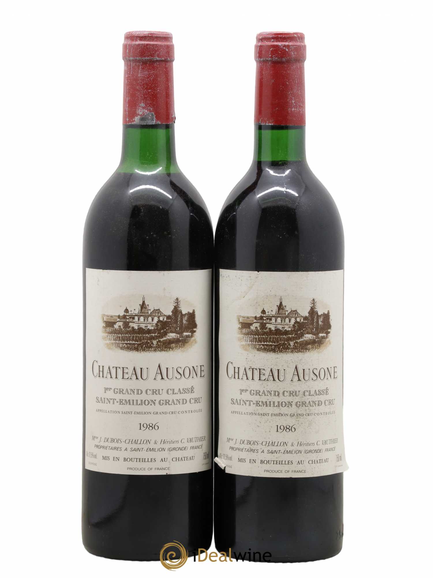 Château Ausone 1er Grand Cru Classé A 1986 - Lot de 2 bouteilles - 0