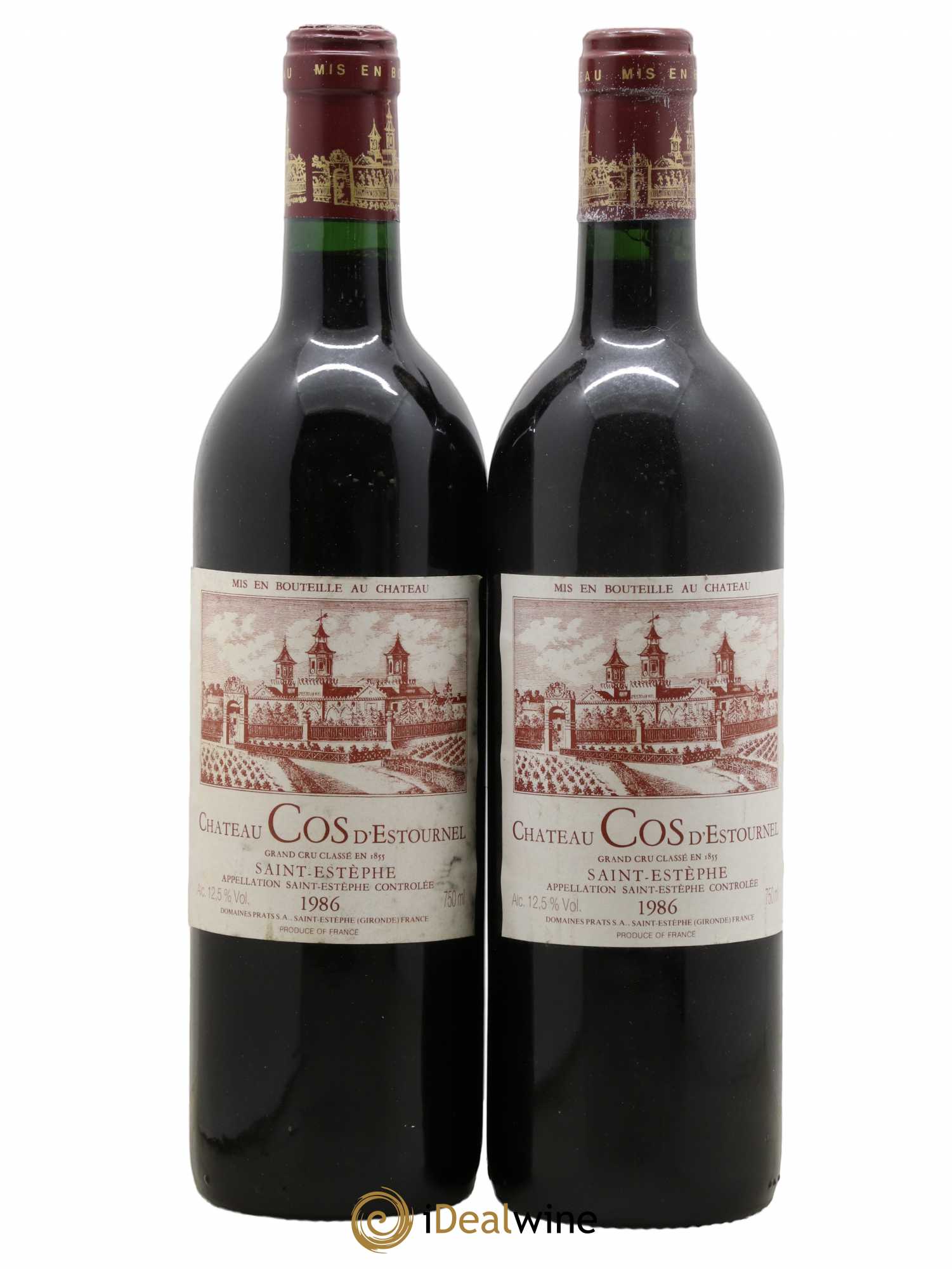 Cos d'Estournel 2ème Grand Cru Classé 1986 - Lot de 2 bouteilles - 0