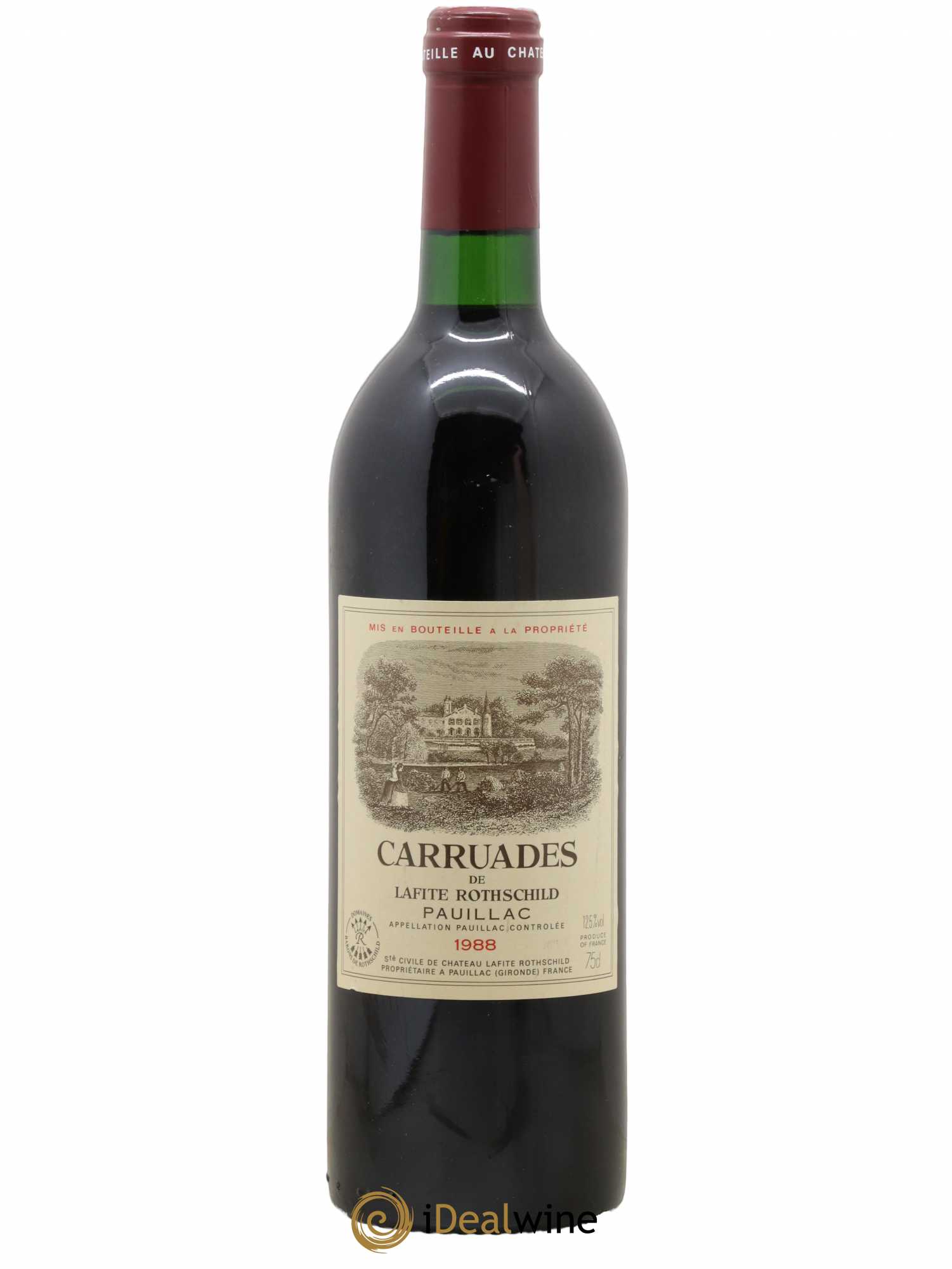 Carruades de Lafite Rothschild Second Vin 1988 - Lot de 1 bouteille - 0