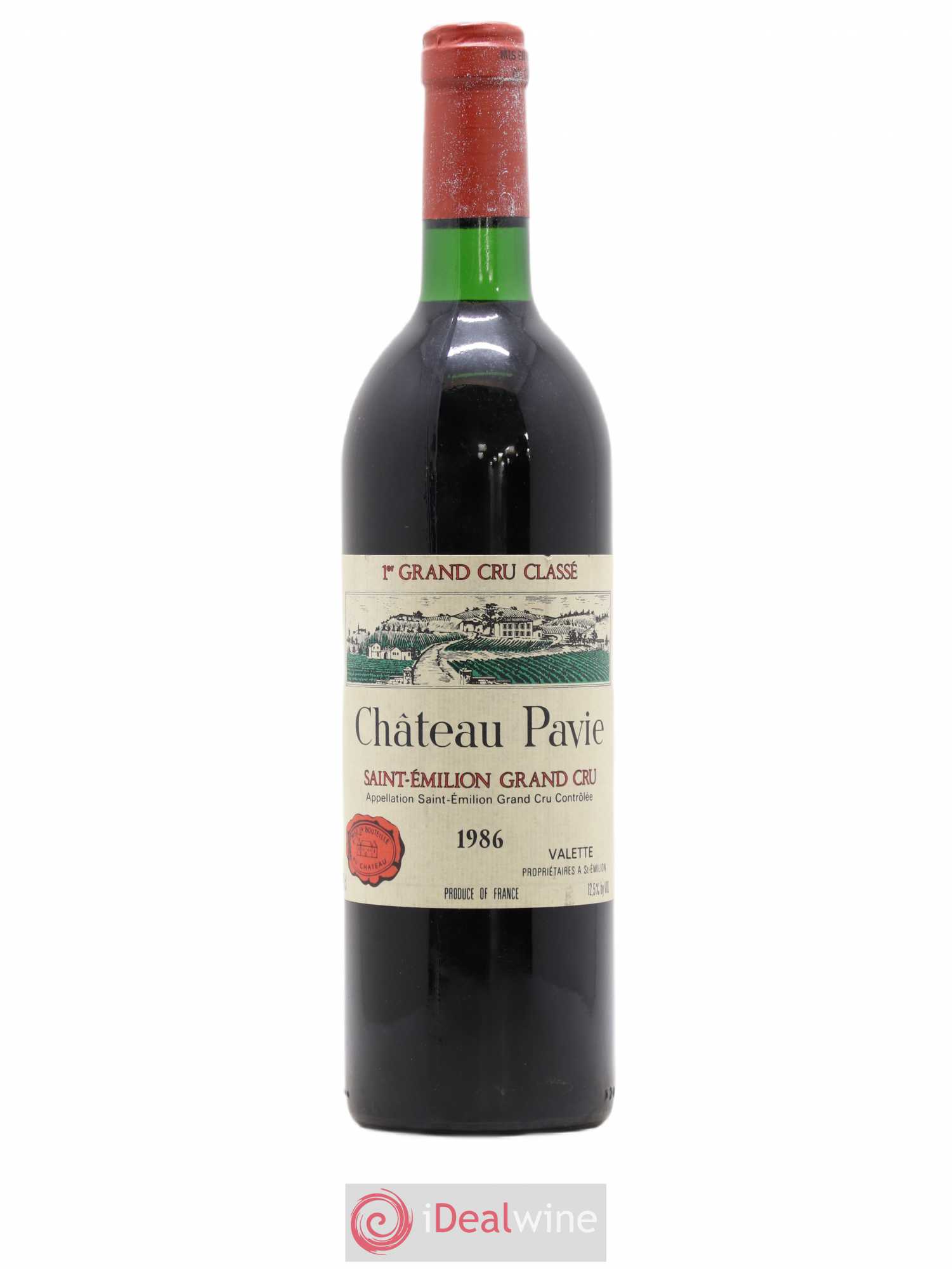 Château Pavie 1er Grand Cru Classé A 1986 - Lot de 1 bouteille - 0