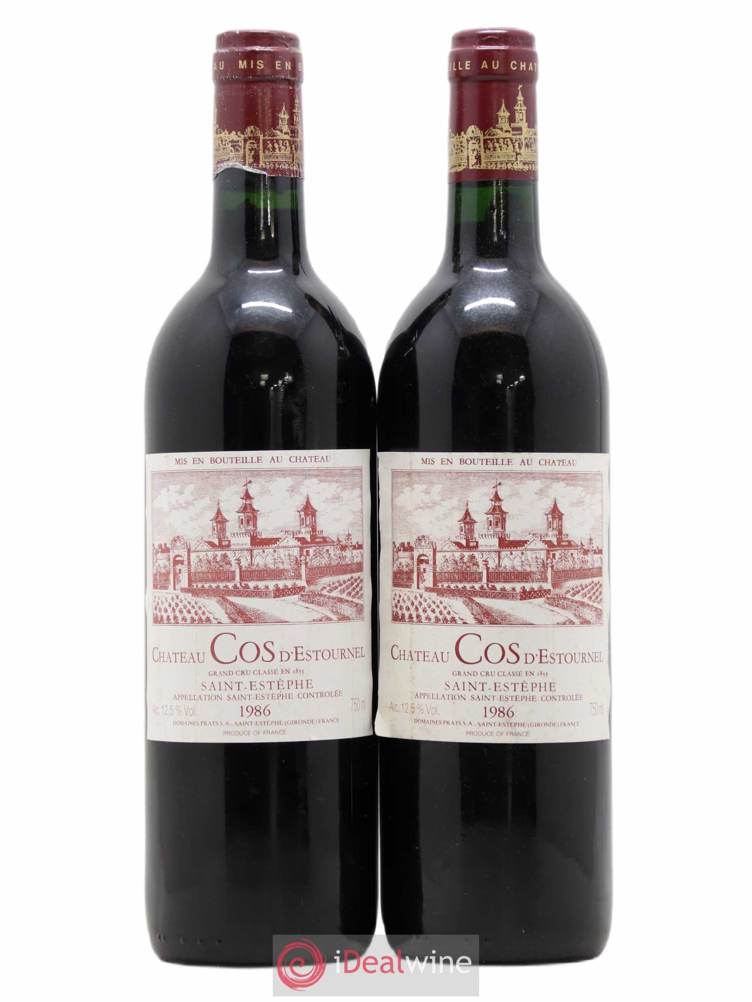 Cos d'Estournel 2ème Grand Cru Classé 1986 - Lot de 2 bouteilles - 0