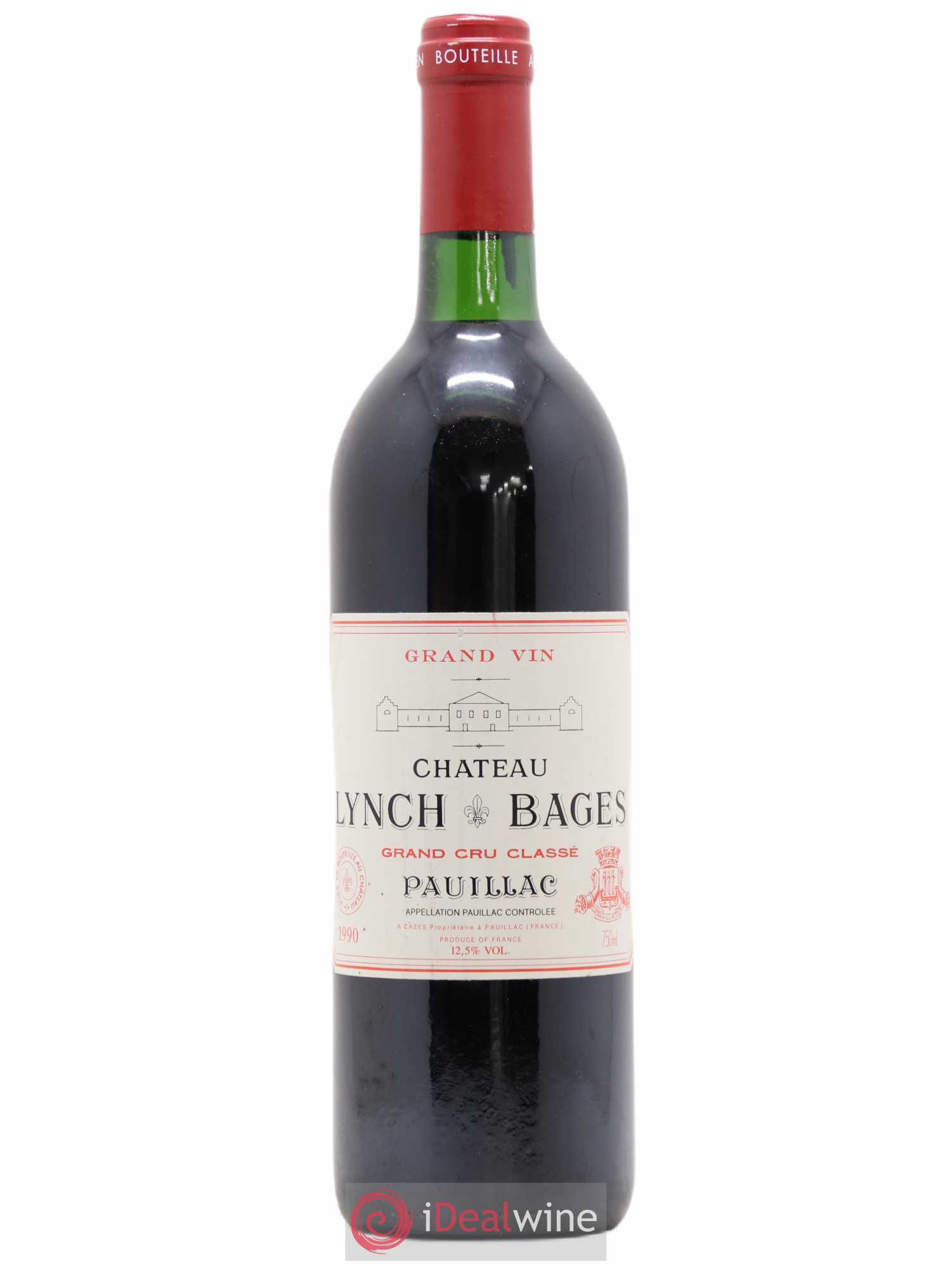 Château Lynch Bages 5ème Grand Cru Classé 1990 - Lot de 1 bouteille - 0