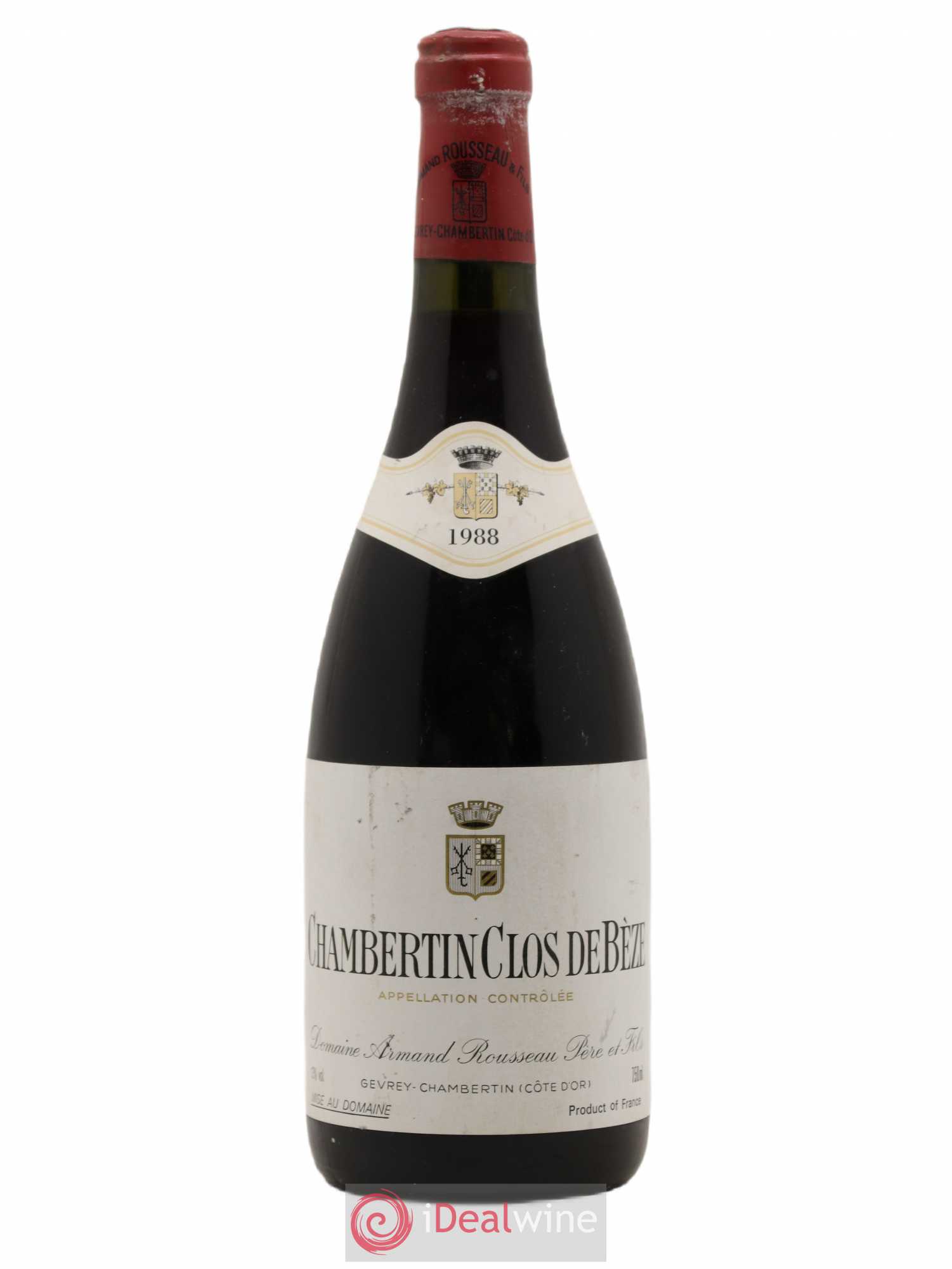 Chambertin Clos de Bèze Grand Cru Armand Rousseau (Domaine) 1988 - Lot de 1 bouteille - 0