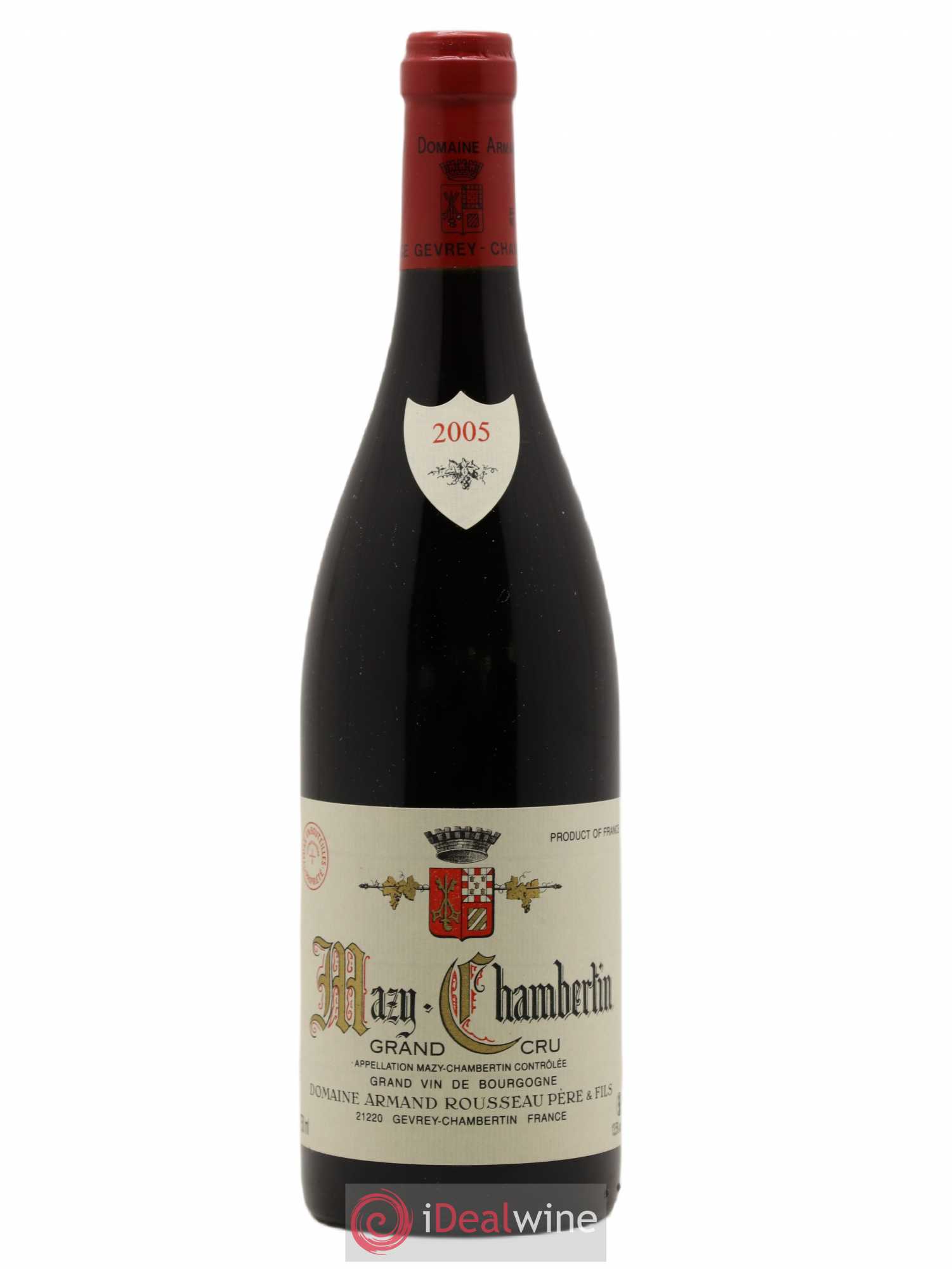 Mazis-Chambertin Grand Cru Armand Rousseau (Domaine) 2005 - Lot de 1 bouteille - 0