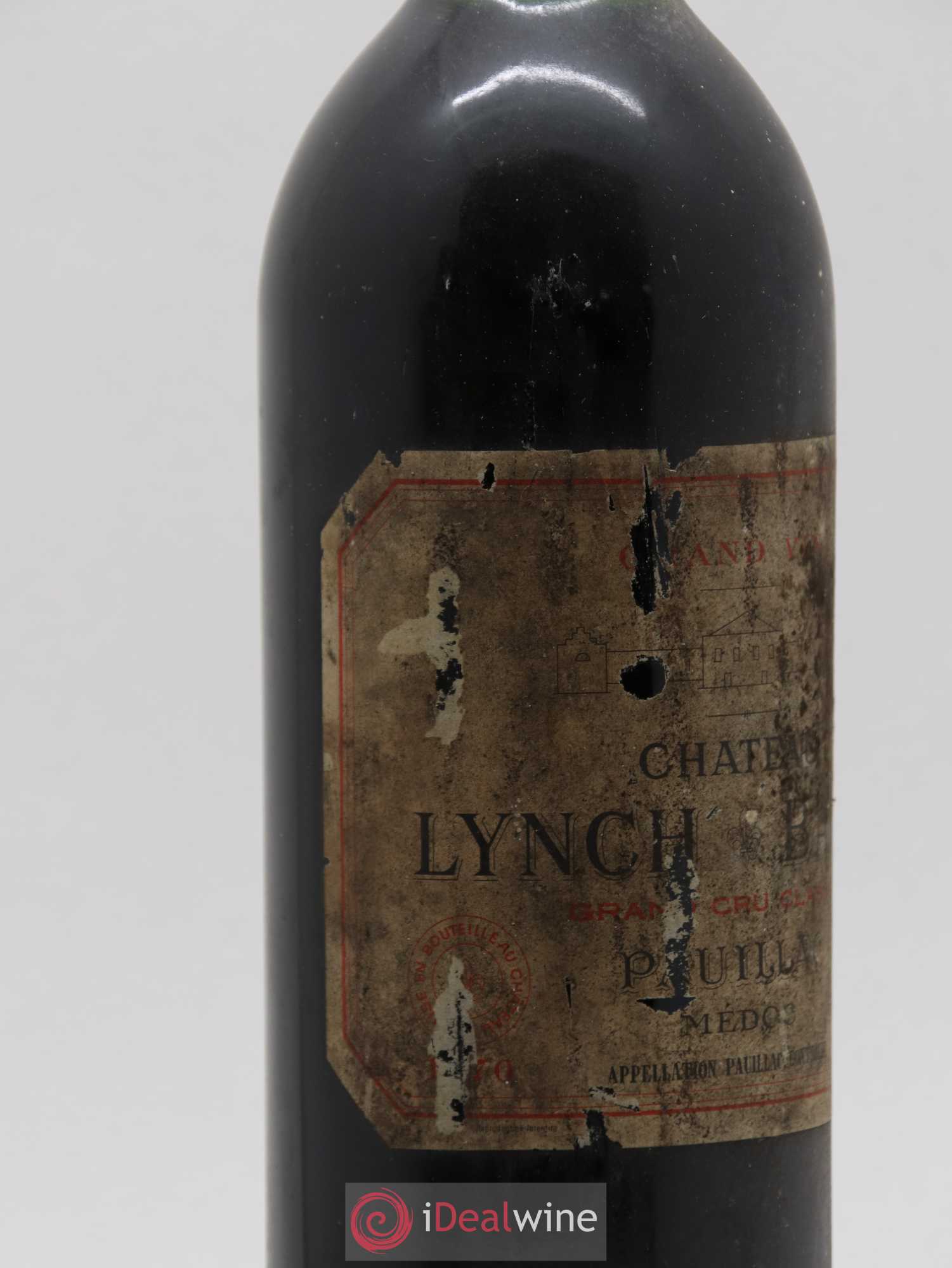 Château Lynch Bages 5ème Grand Cru Classé 1970 - Lot de 2 bouteilles - 1