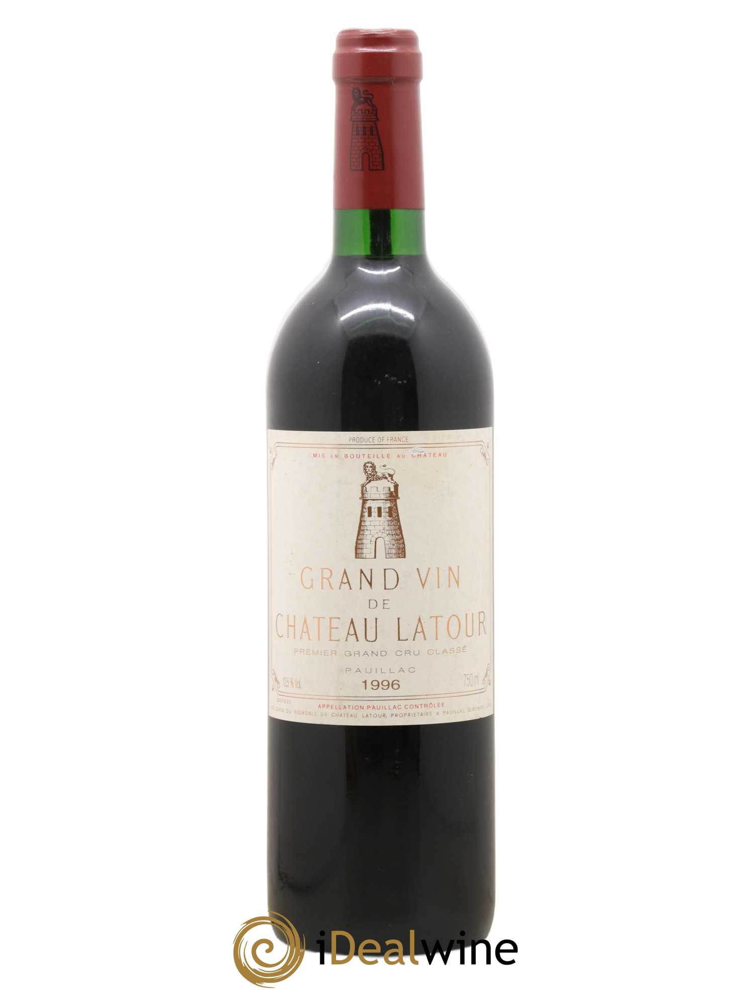 Château Latour 1er Grand Cru Classé 1996 - Lot de 1 bouteille - 0