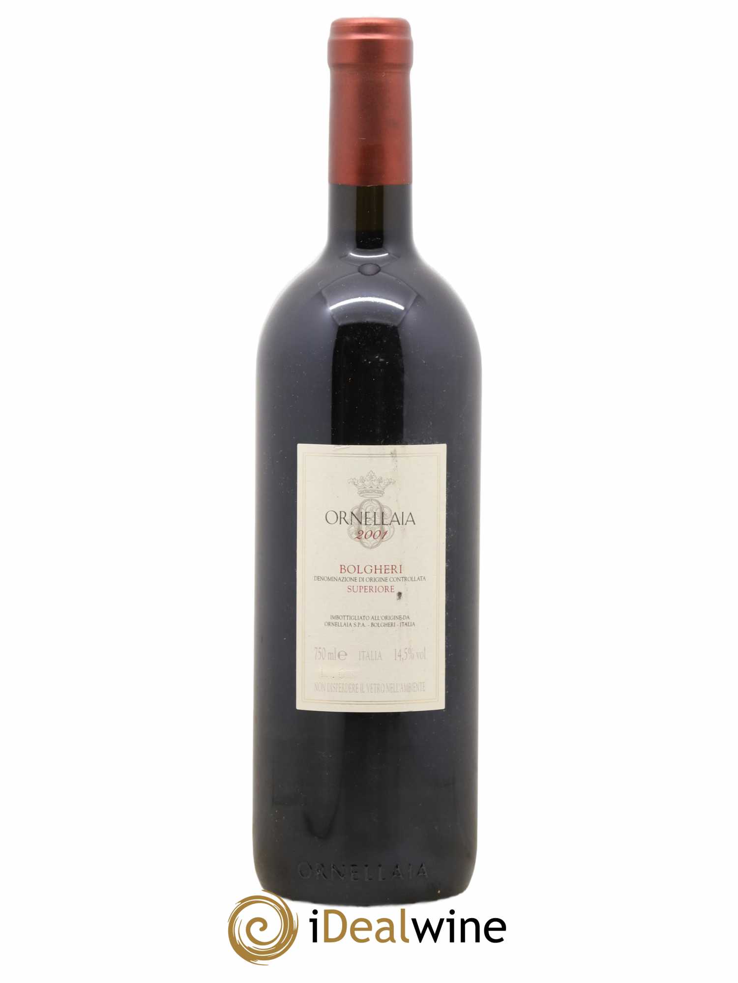 Bolgheri DOC Superiore Ornellaia Tenuta Dell'Ornellaia - Frescobaldi 2001 - Lot de 1 bouteille - 1