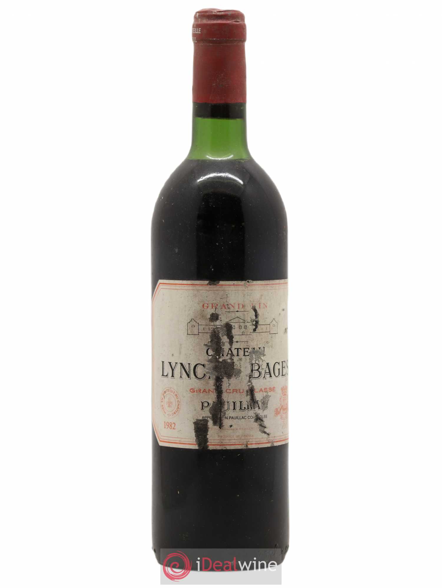 Château Lynch Bages 5ème Grand Cru Classé 1982 - Lot de 1 bouteille - 0