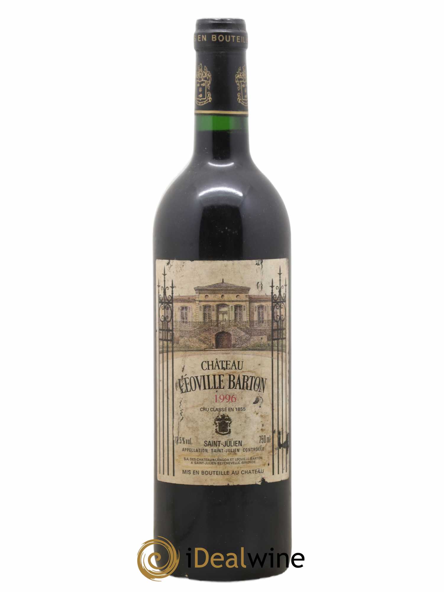 Château Léoville Barton 2ème Grand Cru Classé 1996 - Lot de 1 bouteille - 0