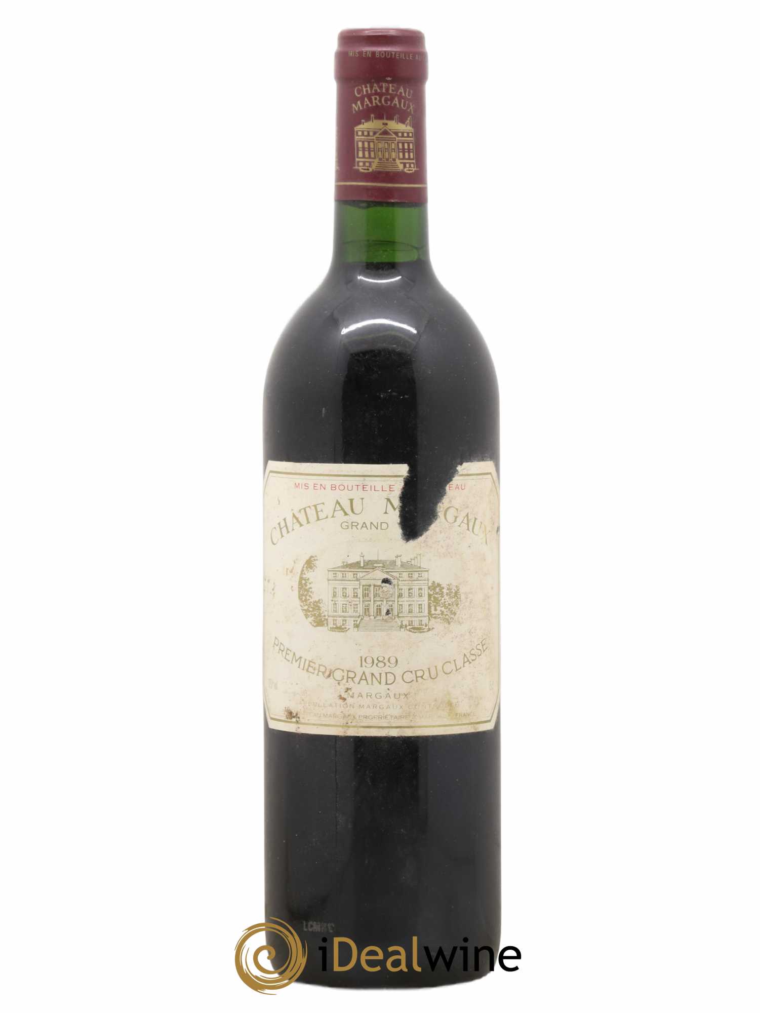 Château Margaux 1er Grand Cru Classé 1989 - Lot de 1 bouteille - 0
