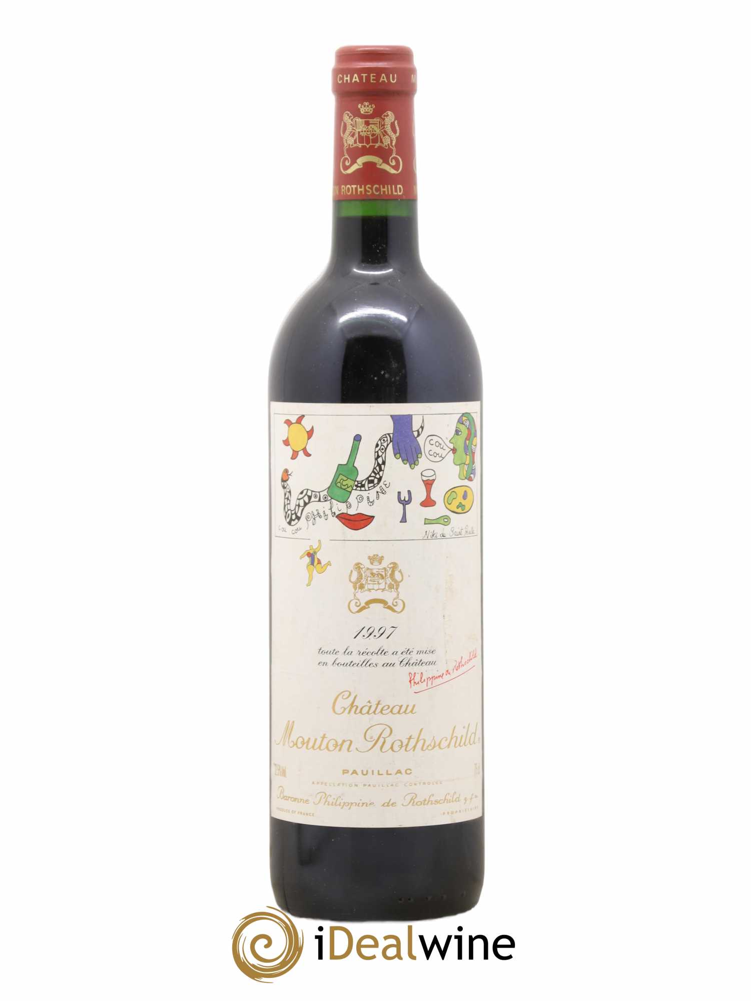 Château Mouton Rothschild 1er Grand Cru Classé 1997 - Lot de 1 bouteille - 0