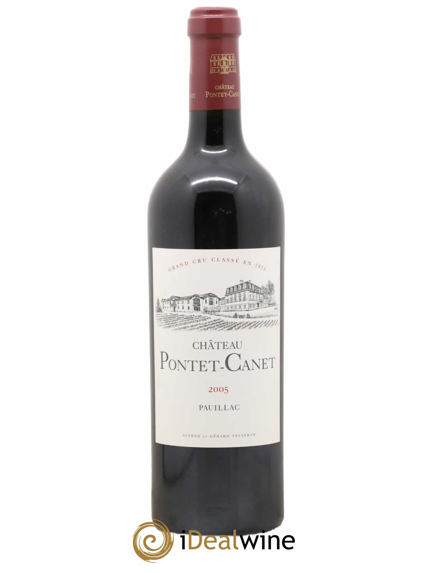 Château Pontet Canet 5ème Grand Cru Classé 2005 - Lot de 1 bouteille - 0
