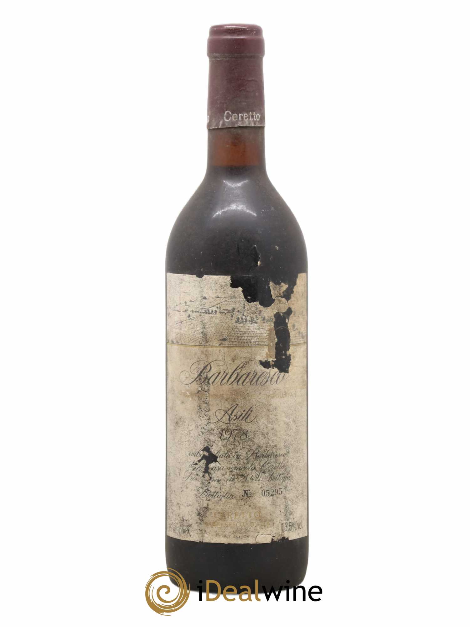 Barbaresco DOCG Bricco Asili Ceretto 1978 - Lot de 1 bouteille - 0