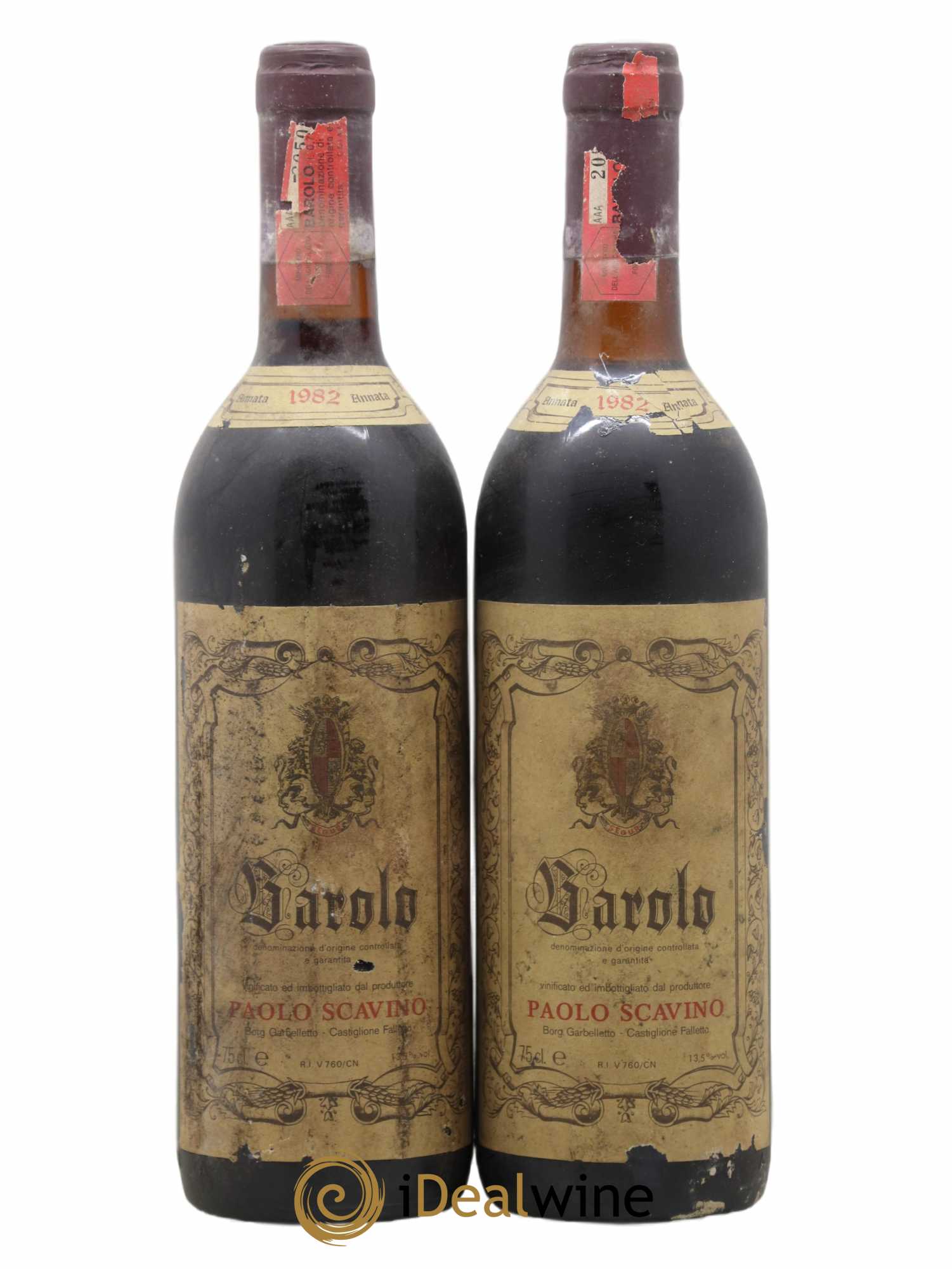 Barolo (sans prix de réserve) 1982 - Lot de 2 bouteilles - 0