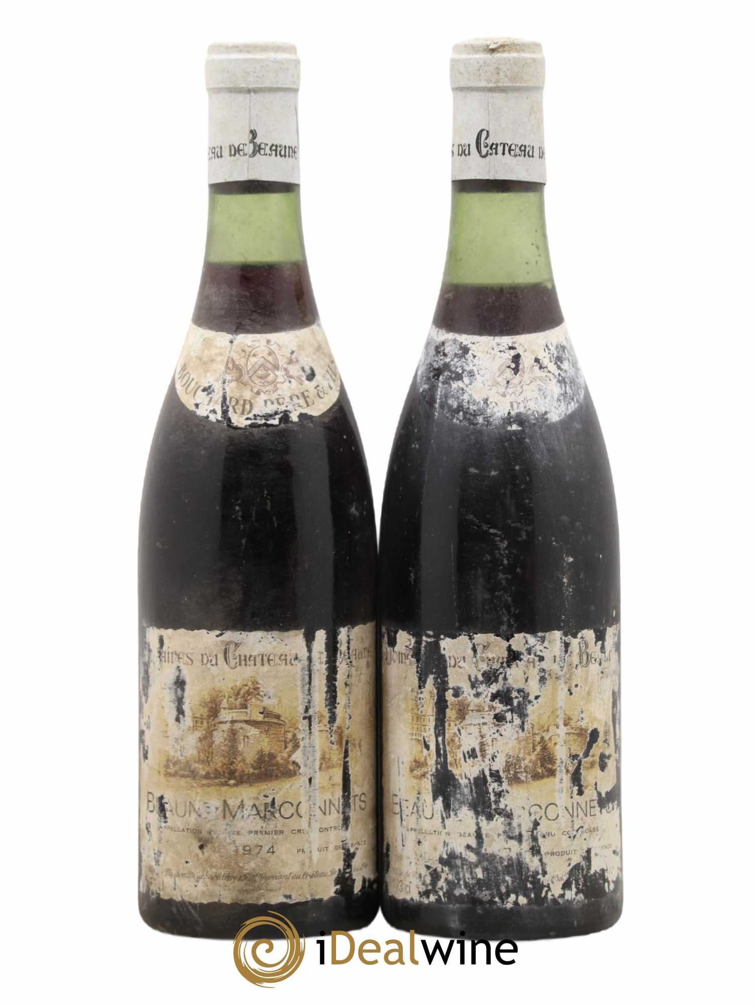 Beaune 1er Cru Marconnets Bouchard Père & Fils (sans prix de réserve) 1974 - Lot de 2 bouteilles - 0