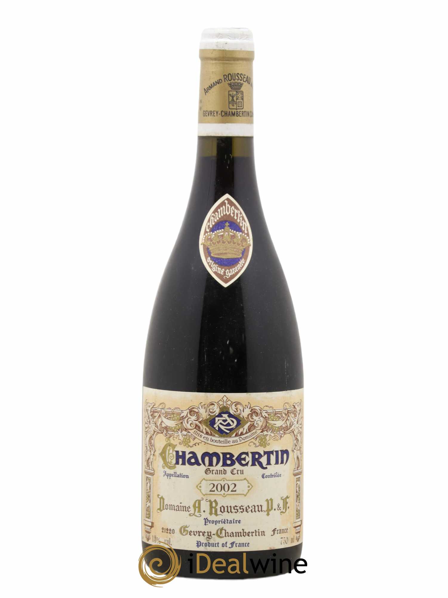 Chambertin Grand Cru Armand Rousseau (Domaine) 2002 - Lot de 1 bouteille - 0