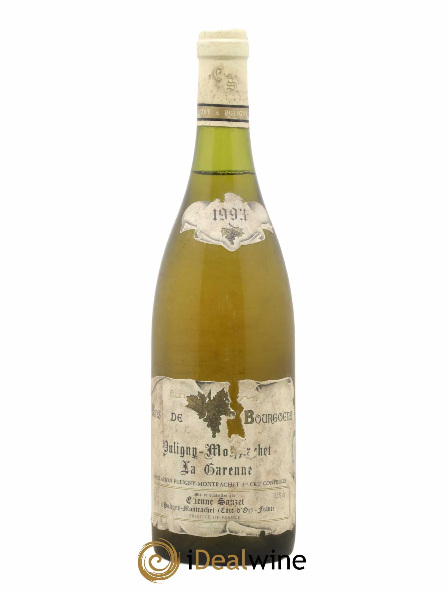 Puligny-Montrachet 1er Cru La Garenne Etienne Sauzet 1993 - Lot de 1 bouteille - 0