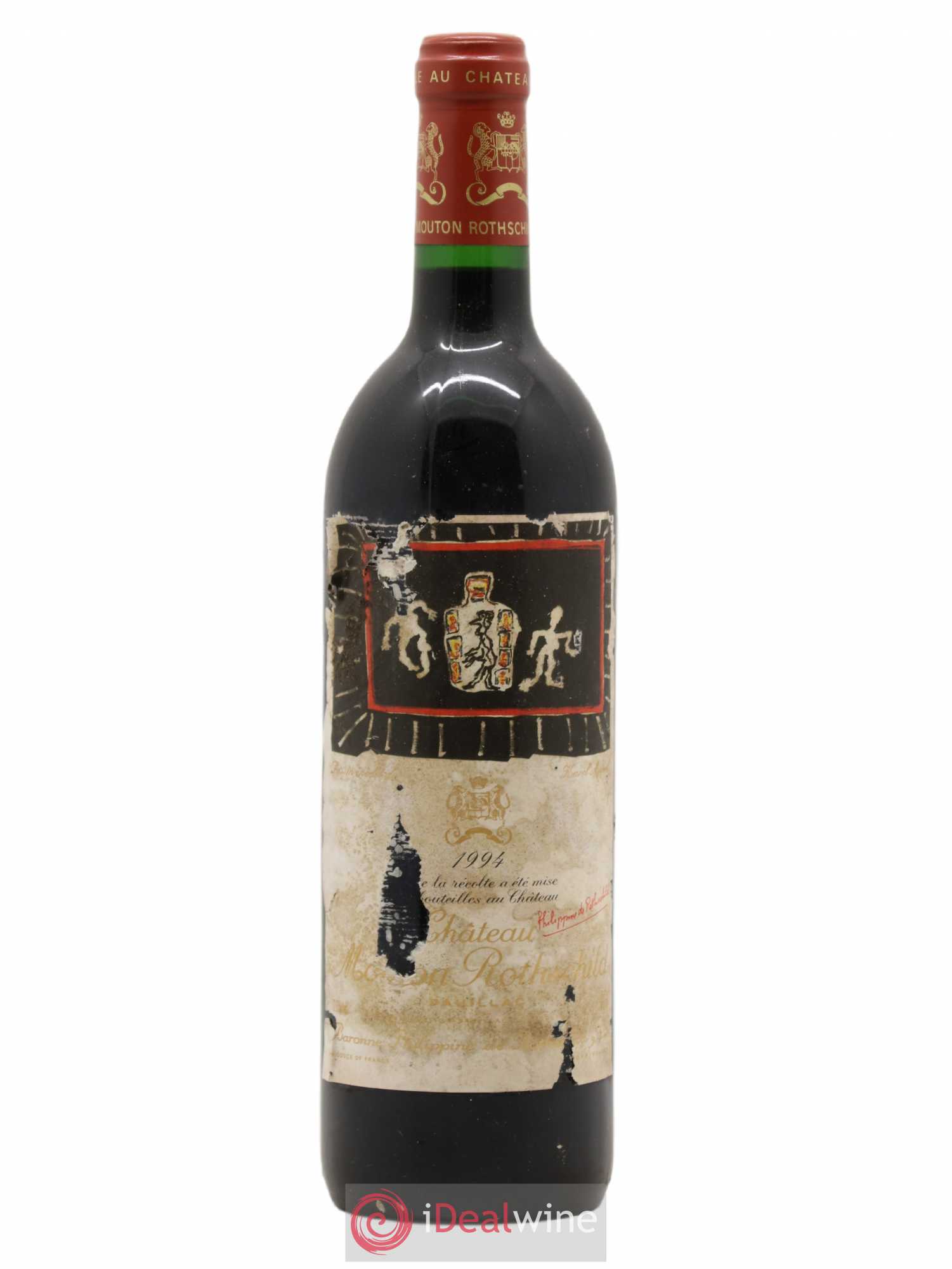 Château Mouton Rothschild 1er Grand Cru Classé 1994 - Lot de 1 bouteille - 0