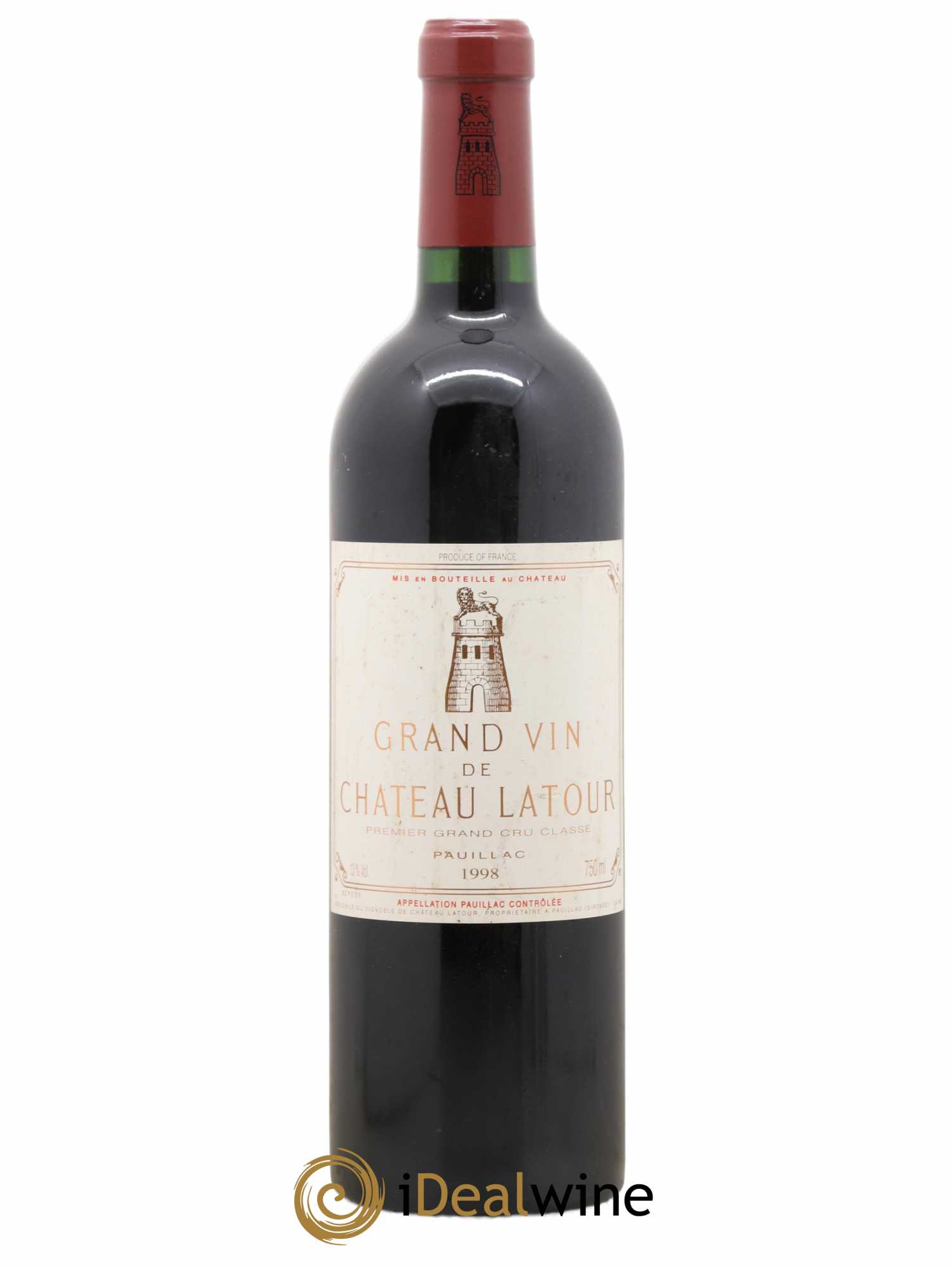 Château Latour 1er Grand Cru Classé 1998 - Lot de 1 bouteille - 0
