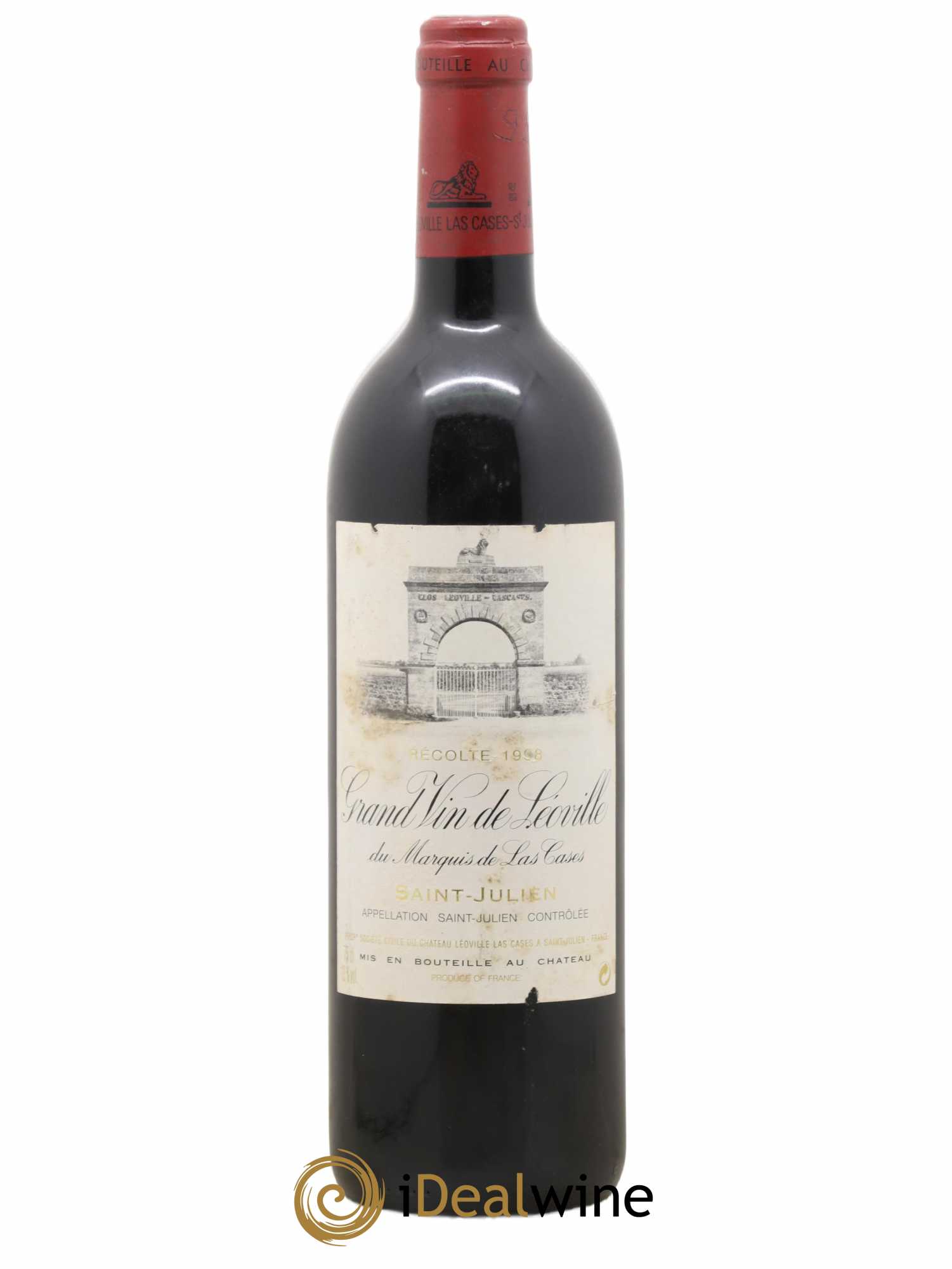 Château Léoville Las Cases 2ème Grand Cru Classé 1998 - Lot de 1 bouteille - 0