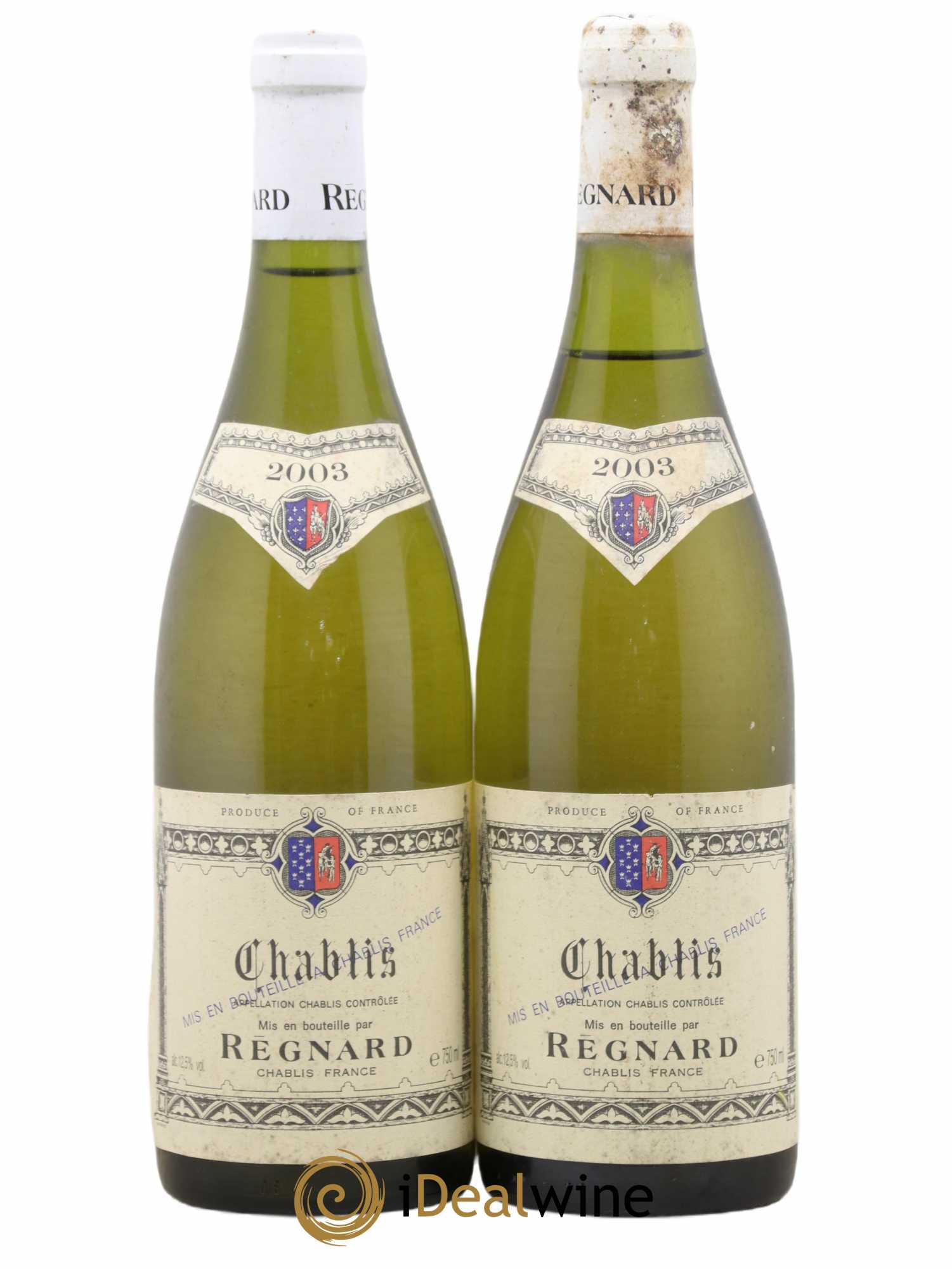 Chablis Domaine Regnard (sans prix de réserve) 2003 - Posten von 2 Flaschen - 0