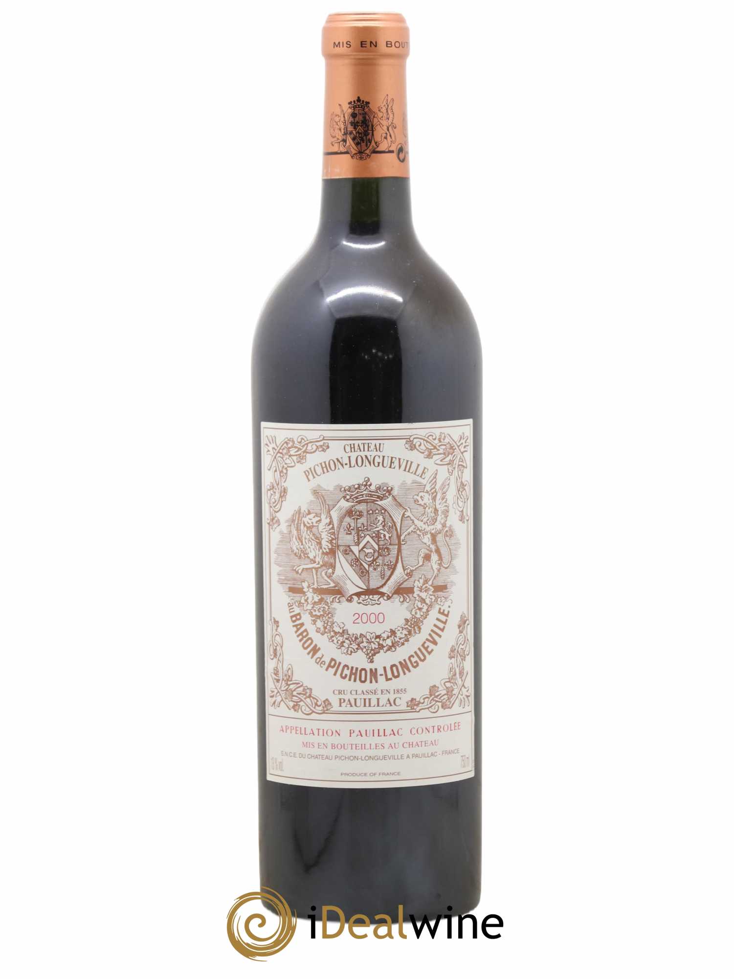 Pichon Longueville Baron 2ème Grand Cru Classé 2000 - Lot de 1 bouteille - 0