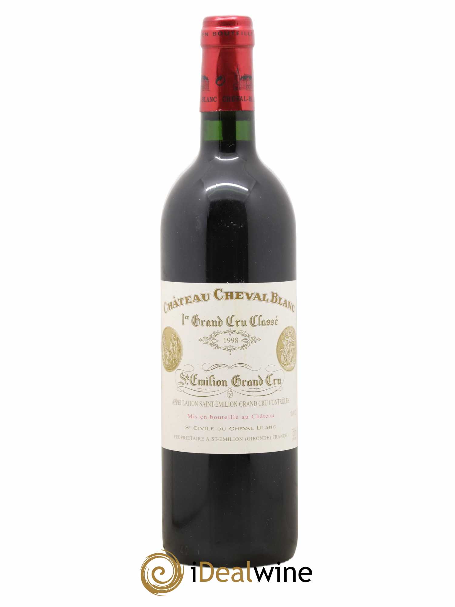 Château Cheval Blanc 1er Grand Cru Classé A 1998 - Lot de 1 bouteille - 0
