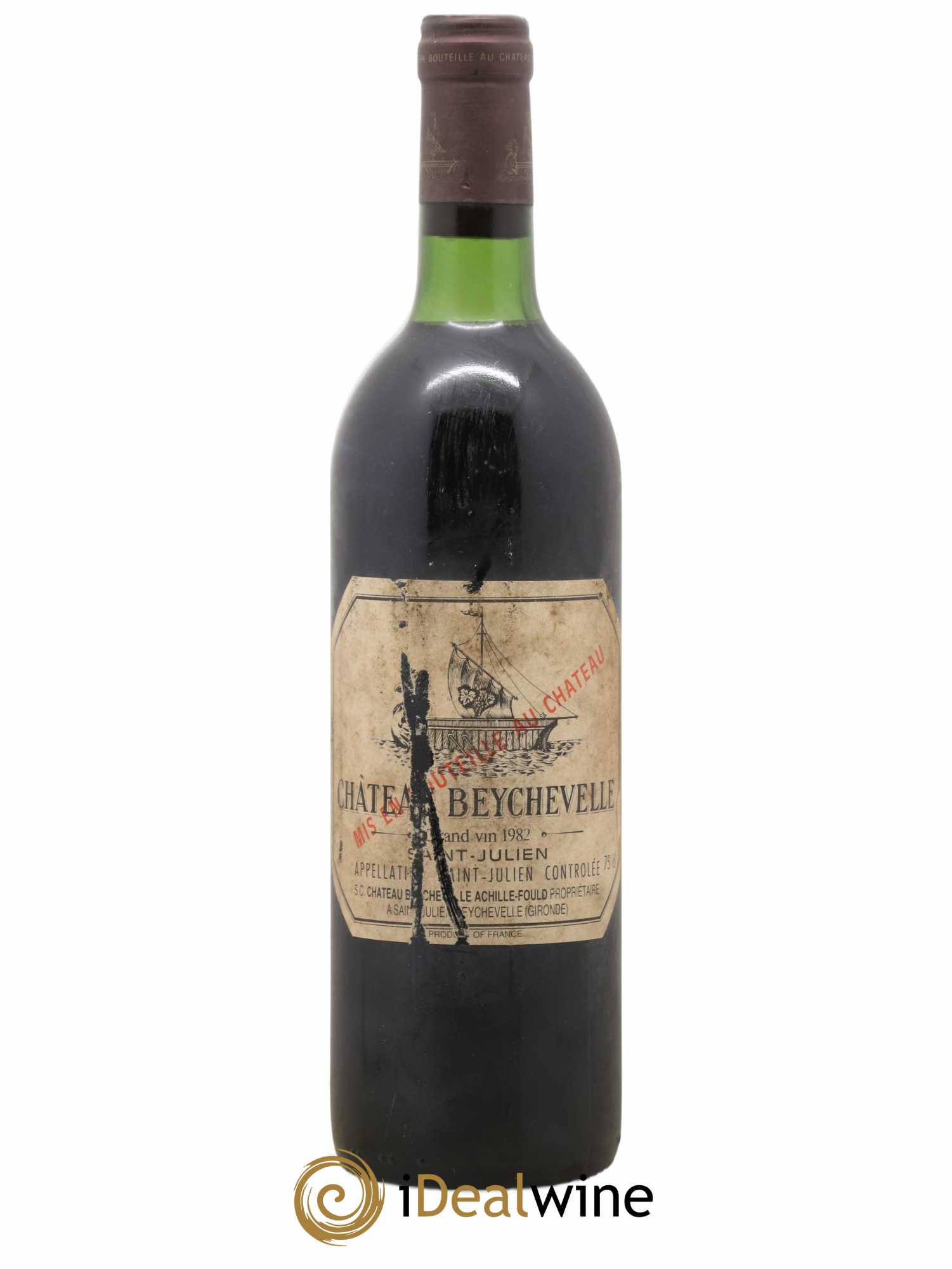 Château Beychevelle 4ème Grand Cru Classé 1982 - Lot de 1 bouteille - 0