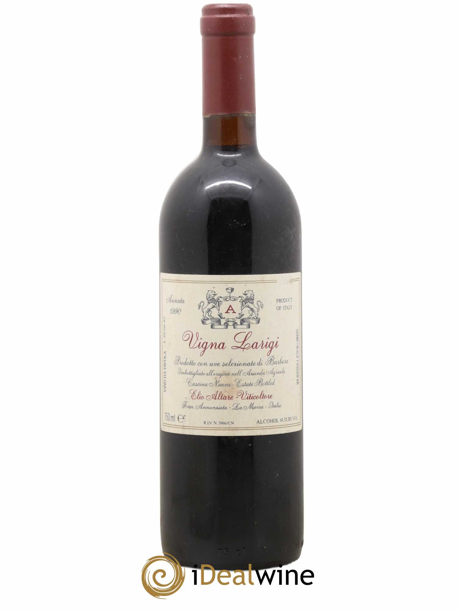Barbera d'Alba DOC Vigna Larigi Elio Altare 1990 - Posten von 1 Flasche - 0