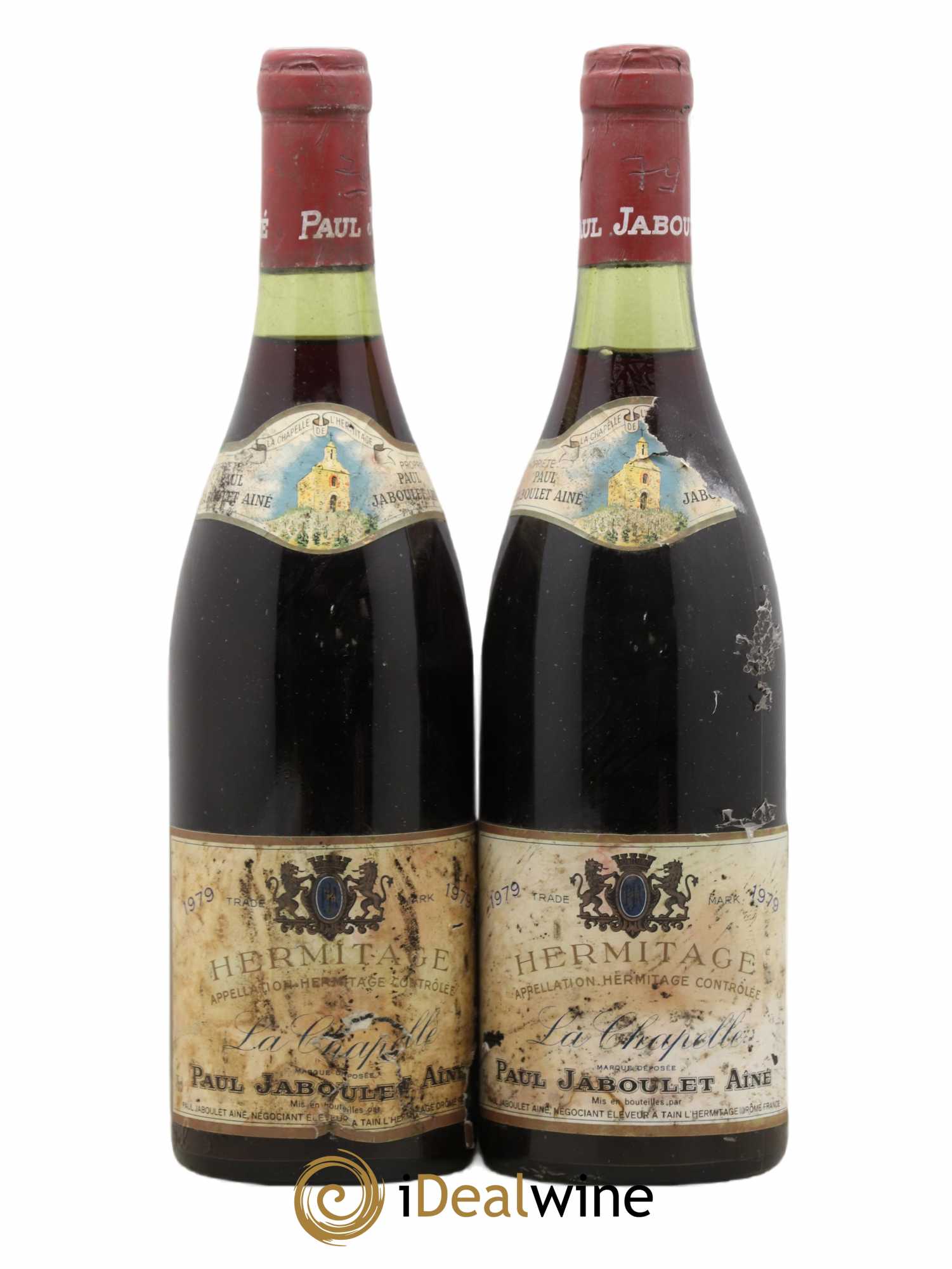 Hermitage La Chapelle Paul Jaboulet Ainé 1979 - Lot de 2 bouteilles - 0