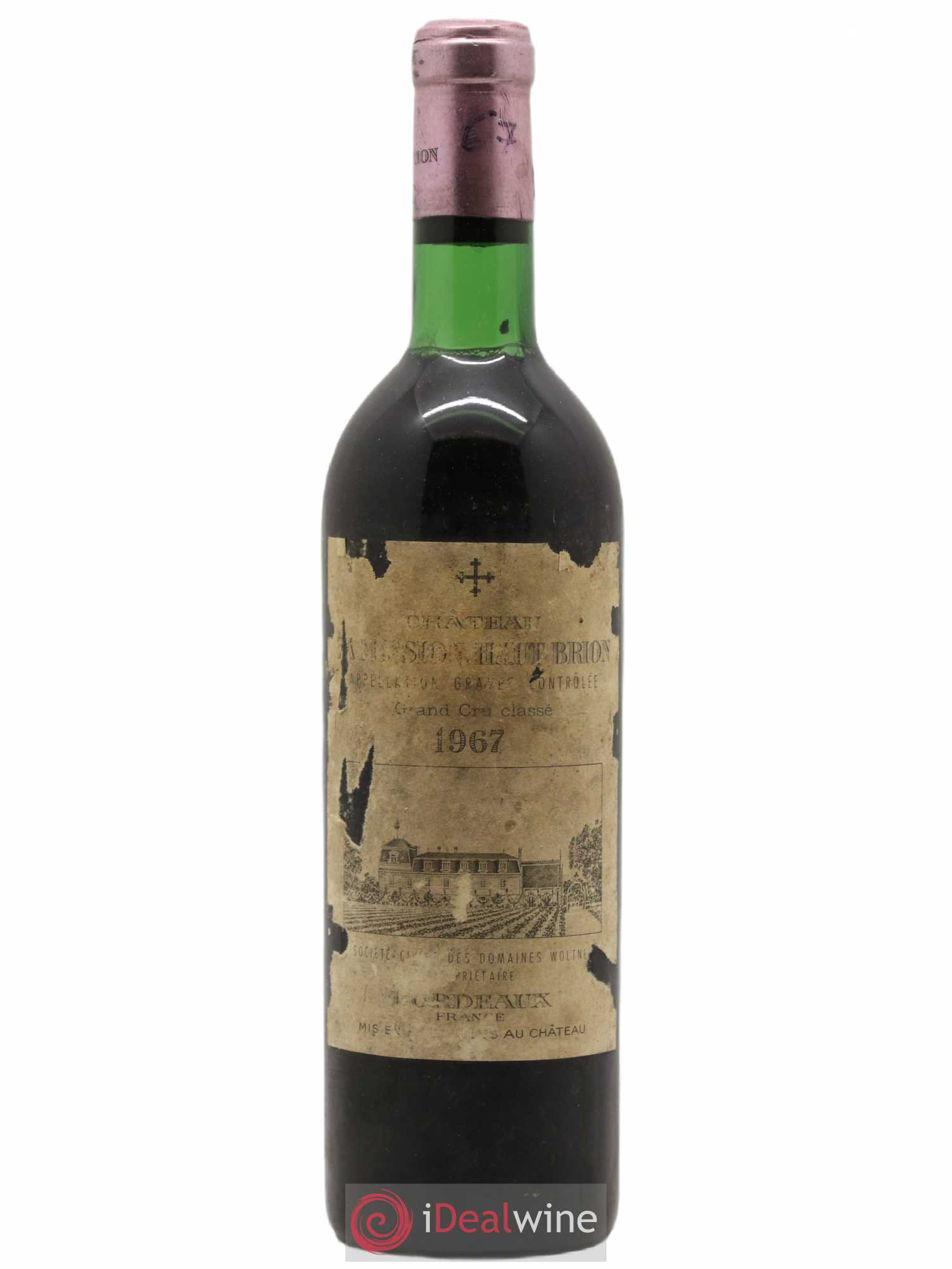 Château la Mission Haut-Brion Cru Classé de Graves 1967 - Lot de 1 bouteille - 0