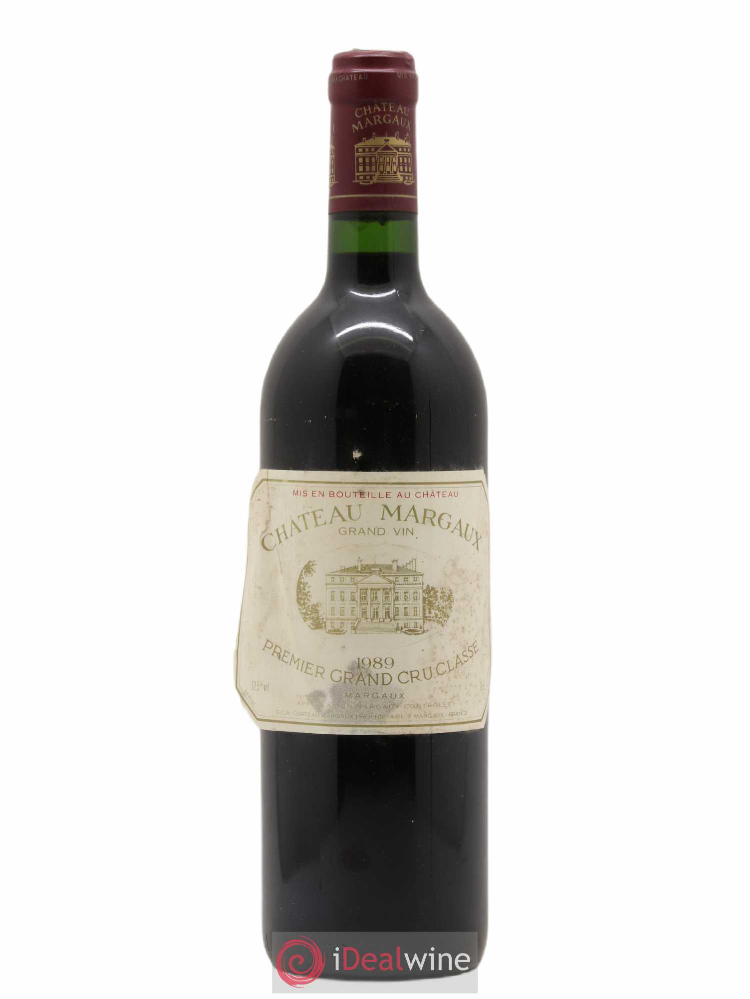 Château Margaux 1er Grand Cru Classé 1989 - Lot de 1 bouteille - 0