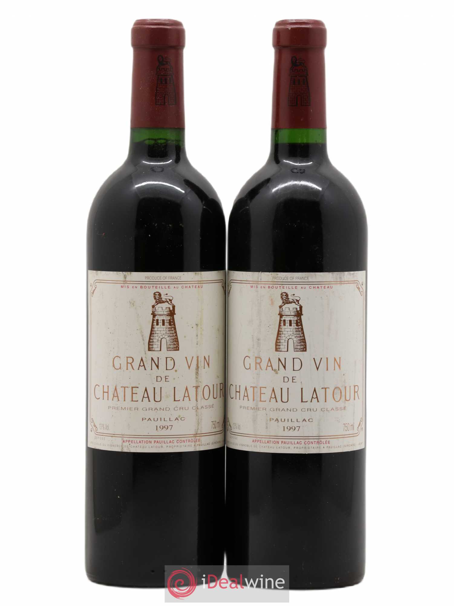 Château Latour 1er Grand Cru Classé 1997 - Lot de 2 bouteilles - 0