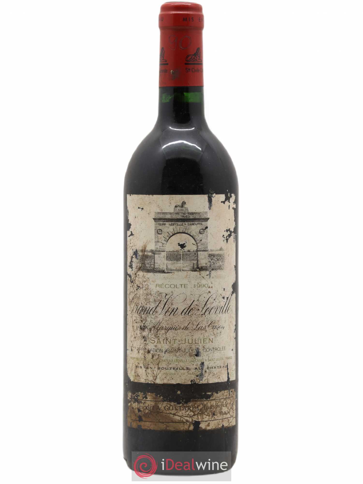 Château Léoville Las Cases 2ème Grand Cru Classé 1990 - Lot de 1 bouteille - 0