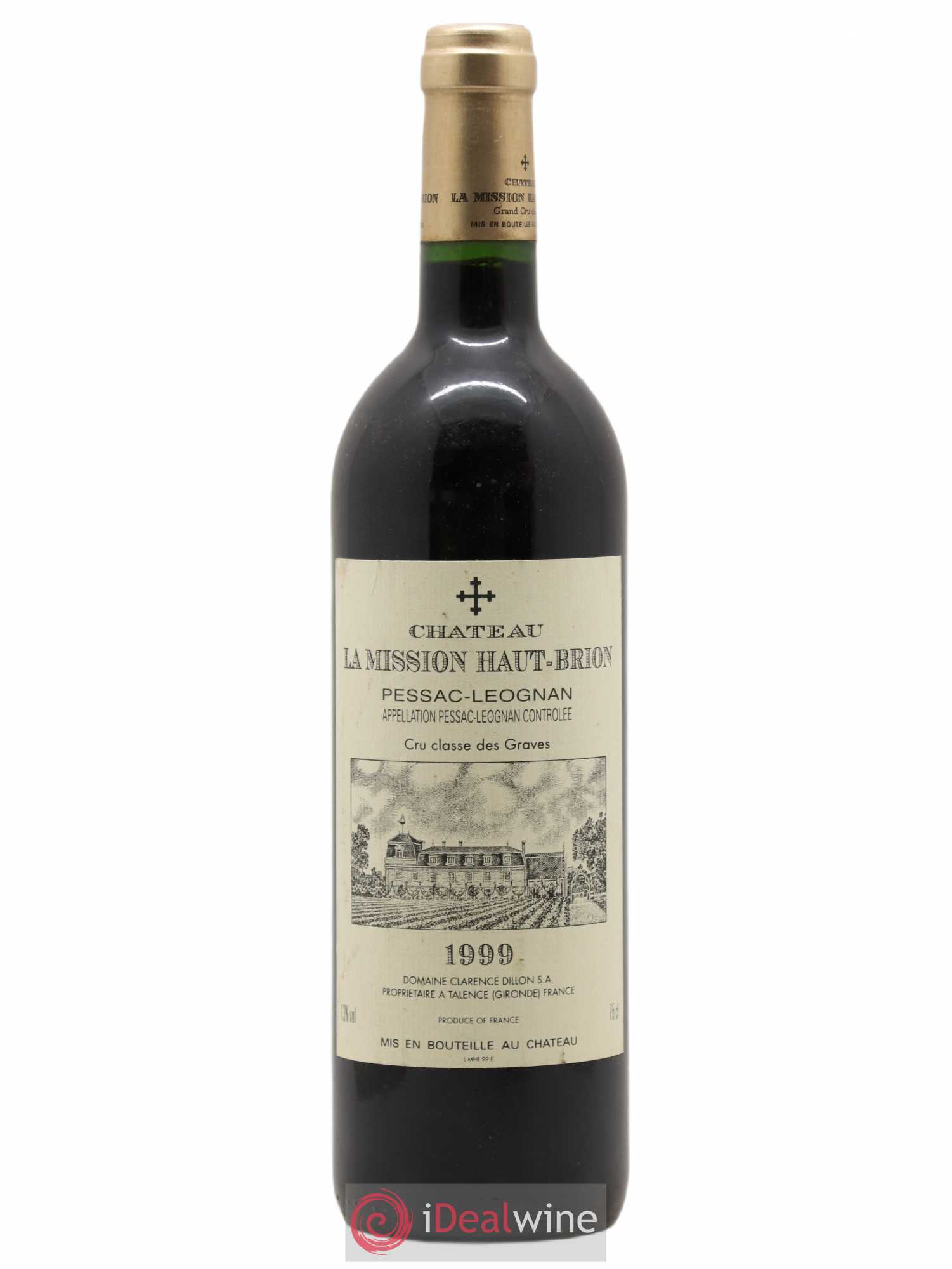 Château la Mission Haut-Brion Cru Classé de Graves 1999 - Lot de 1 bouteille - 0