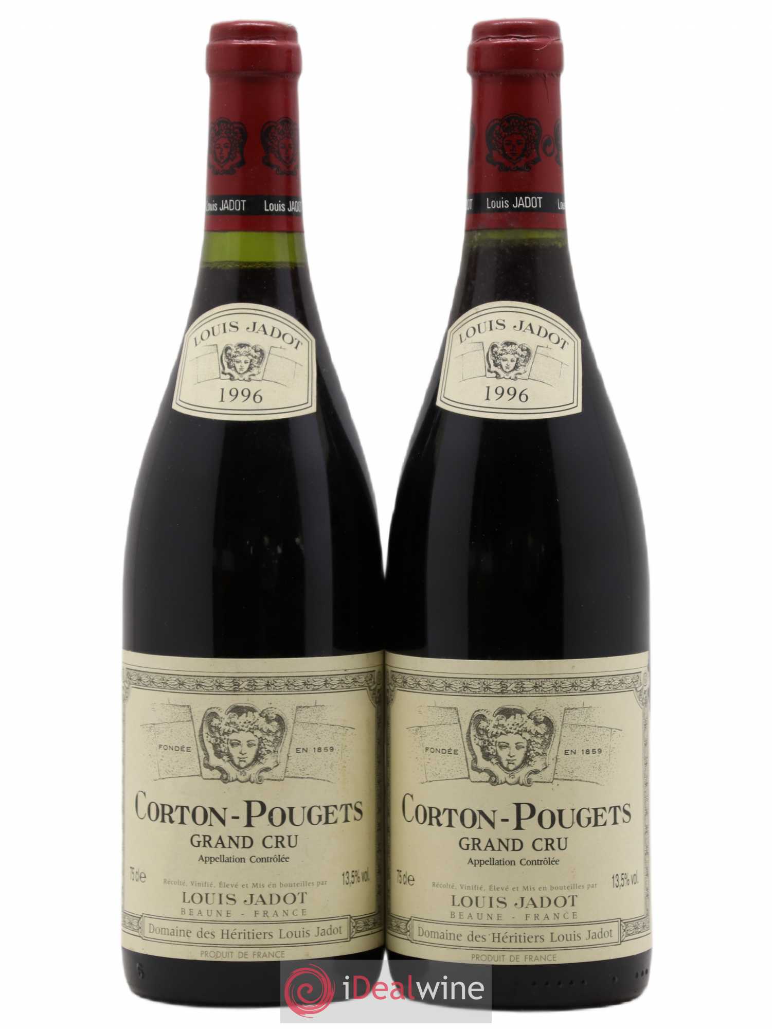 Corton Grand Cru Pougets Maison Louis Jadot 1996 - Lot de 2 bouteilles - 0