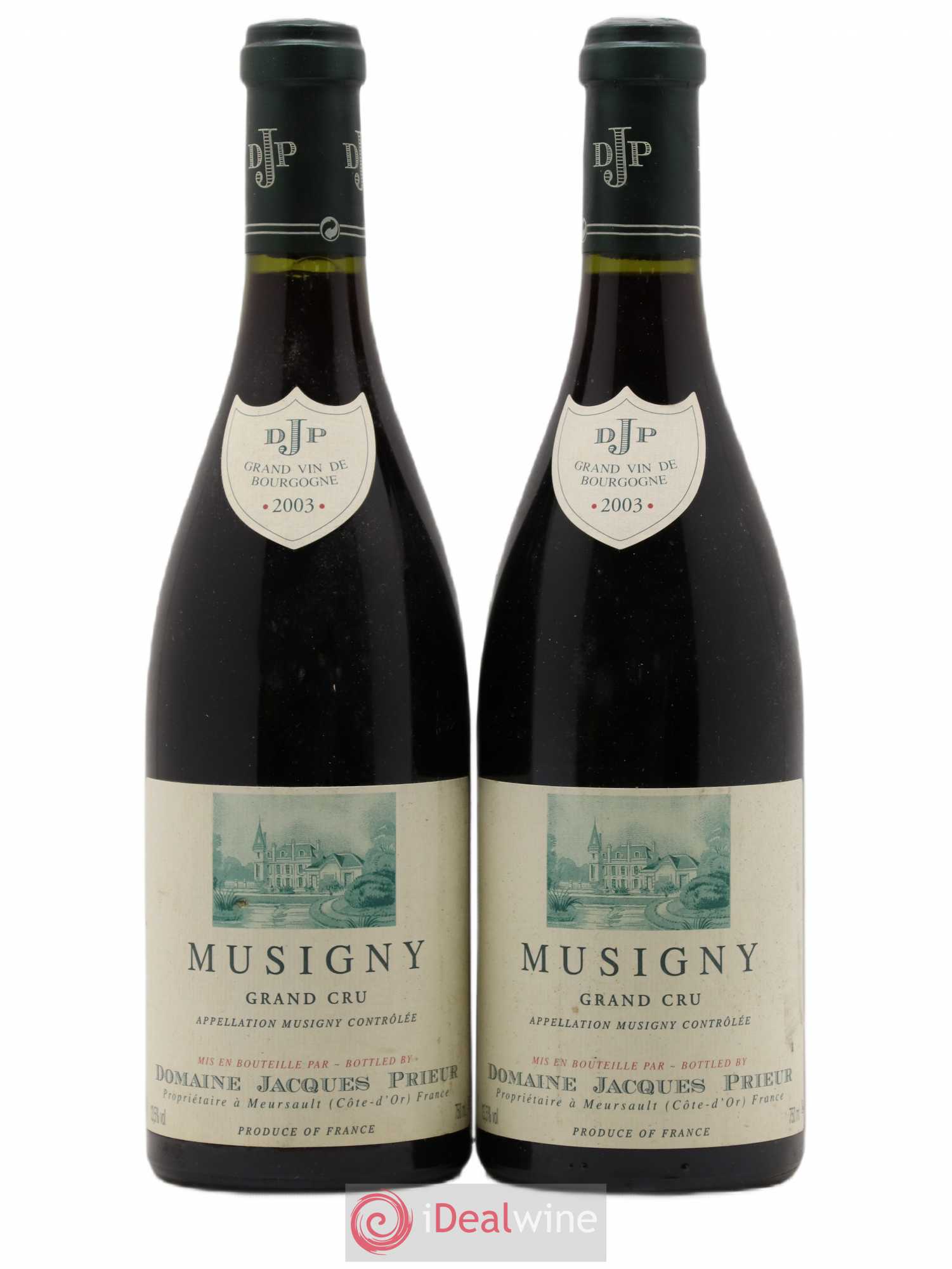 Musigny Grand Cru Jacques Prieur (Domaine) 2003 - Lot de 2 bouteilles - 0