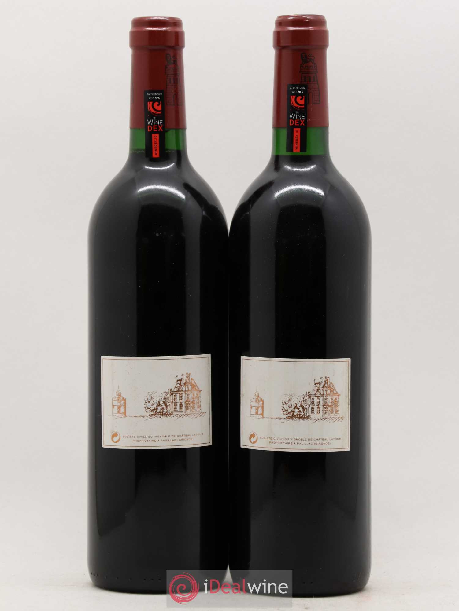 Château Latour 1er Grand Cru Classé 1996 - Lot de 2 bouteilles - 1