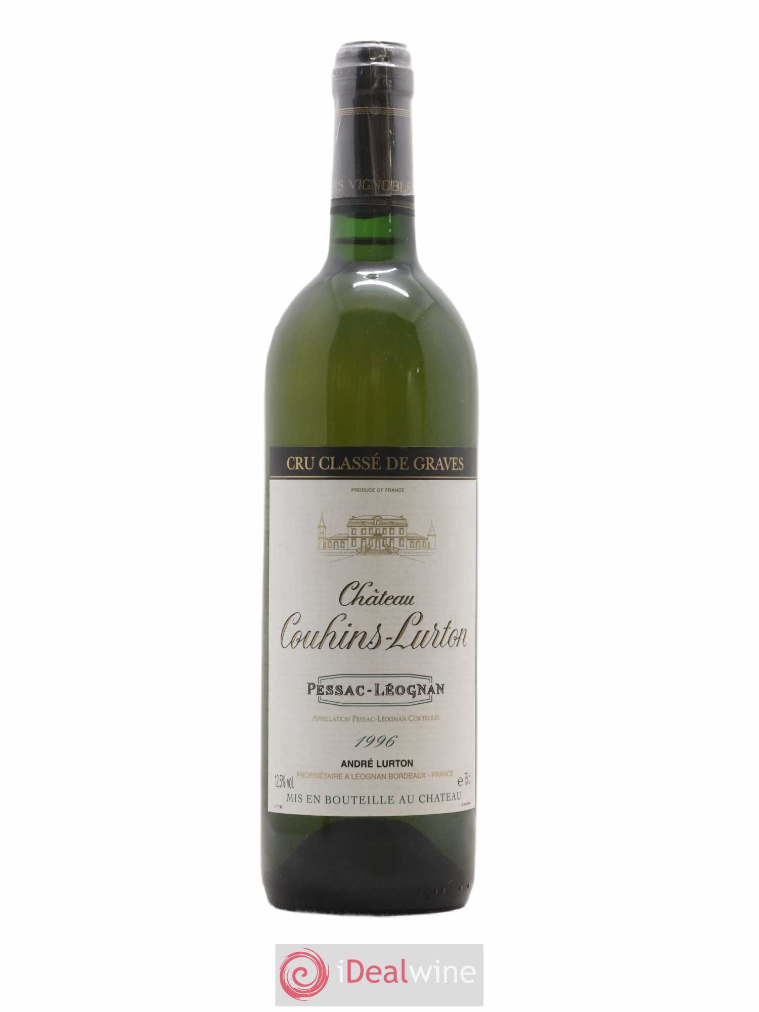 Château Couhins-Lurton Cru Classé de Graves 1996 - Lot de 1 bouteille - 0