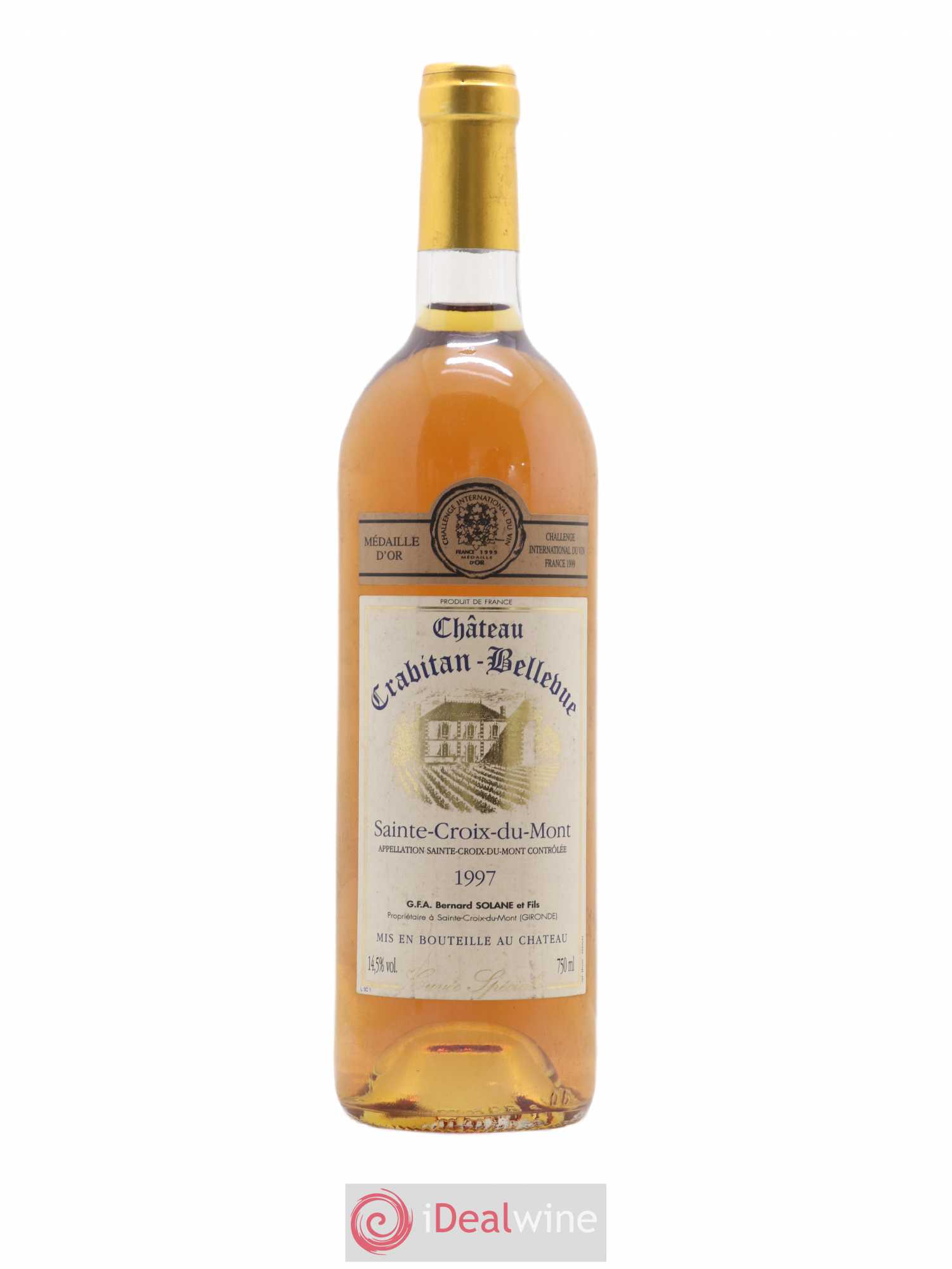 Sainte-Croix-du-Mont Cuvée Spéciale Château Crabitan Bellevue 1997 - Lot de 1 bouteille - 0