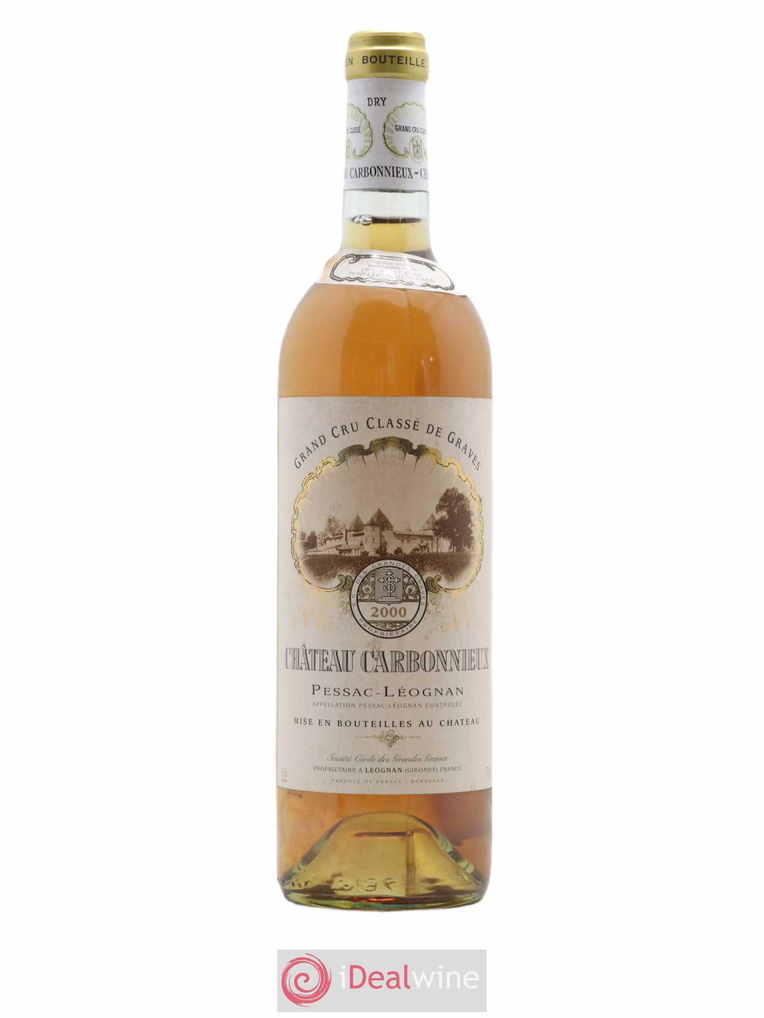 Château Carbonnieux Cru Classé de Graves 2000 - Lot de 1 bouteille - 0