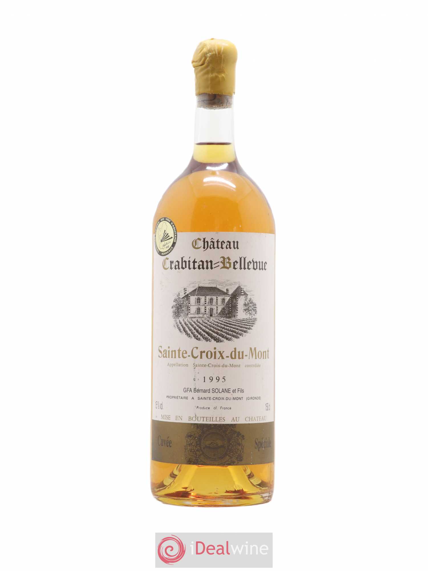 Sainte-Croix-du-Mont Château Crabitan Bellevue 1995 - Lot de 1 magnum - 0